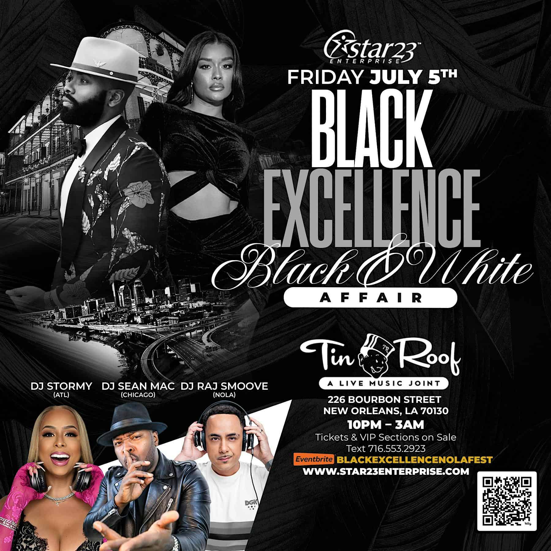 Black & White Affair 2024 Essence Festival Weekend at Tin Roof New Orleans – New Orleans, LA