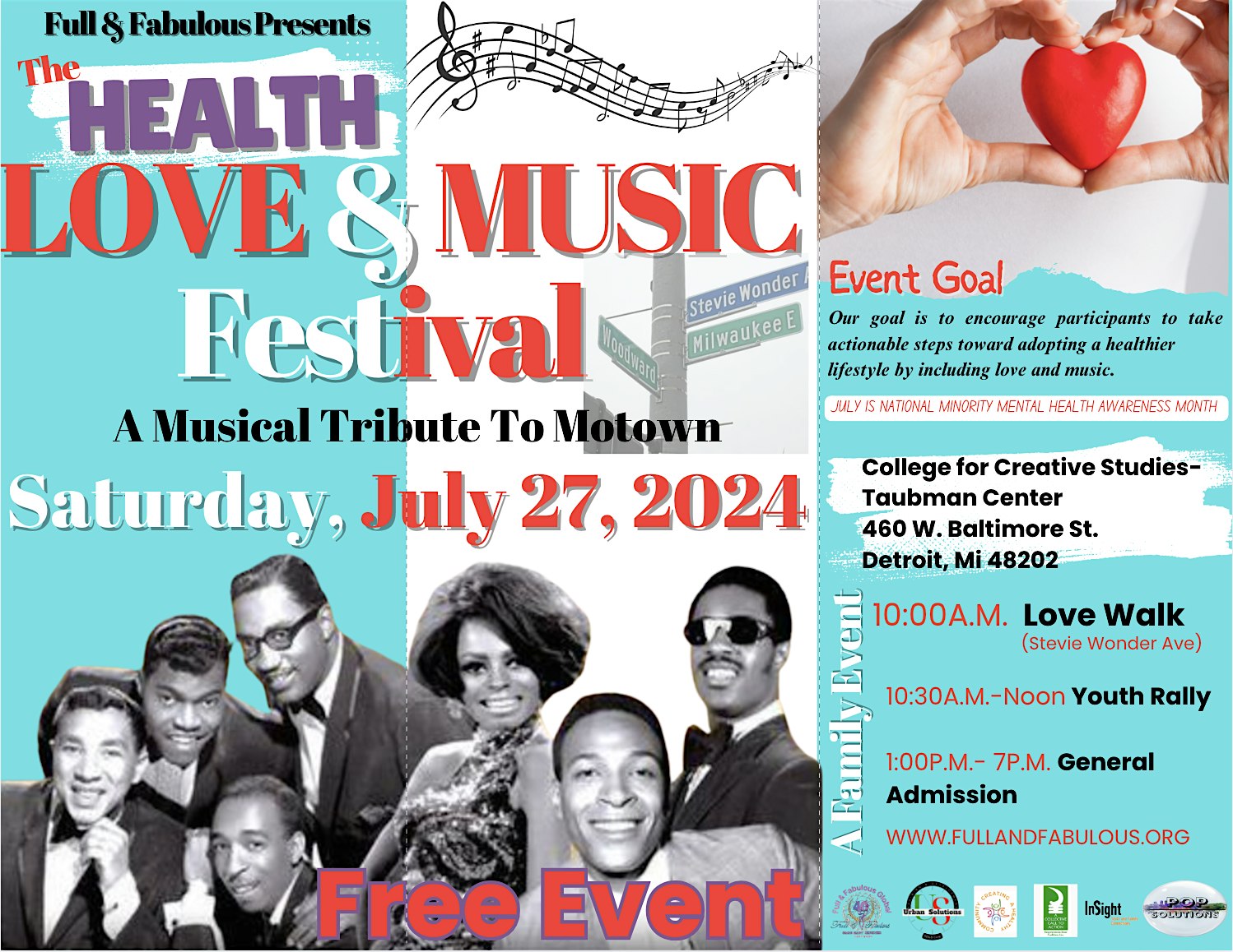 Full & Fabulous’ 2nd Annual Health, Love & Music Festival – Detroit, MI