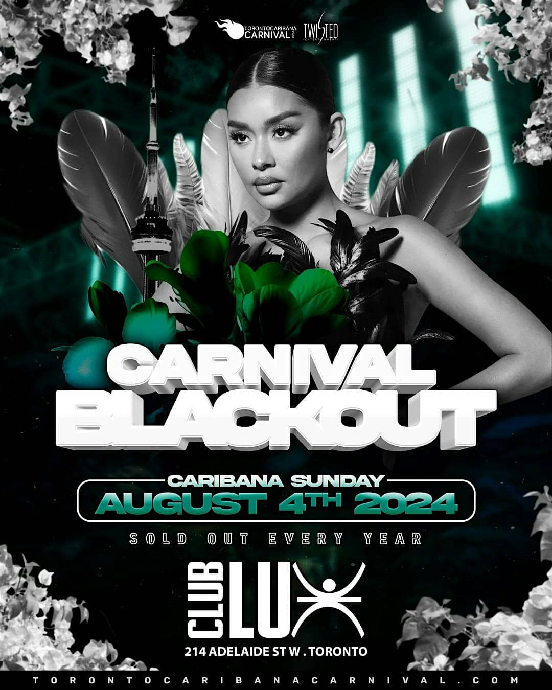 Carnival BLACKOUT | Caribana Sunday | Aug 4th 2024 – Toronto, Canada