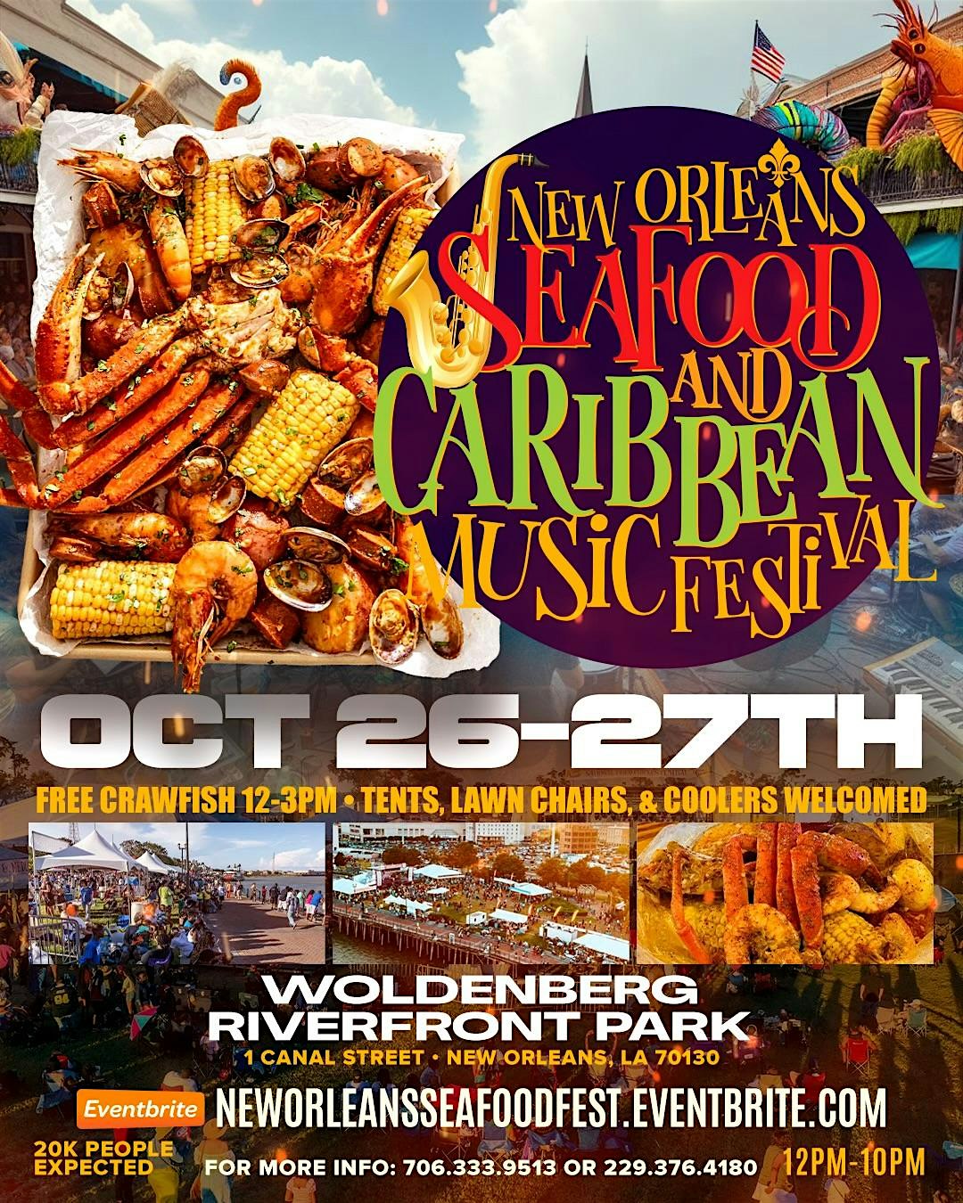 New Orleans Seafood & Caribbean Music Festival – New Orleans, LA