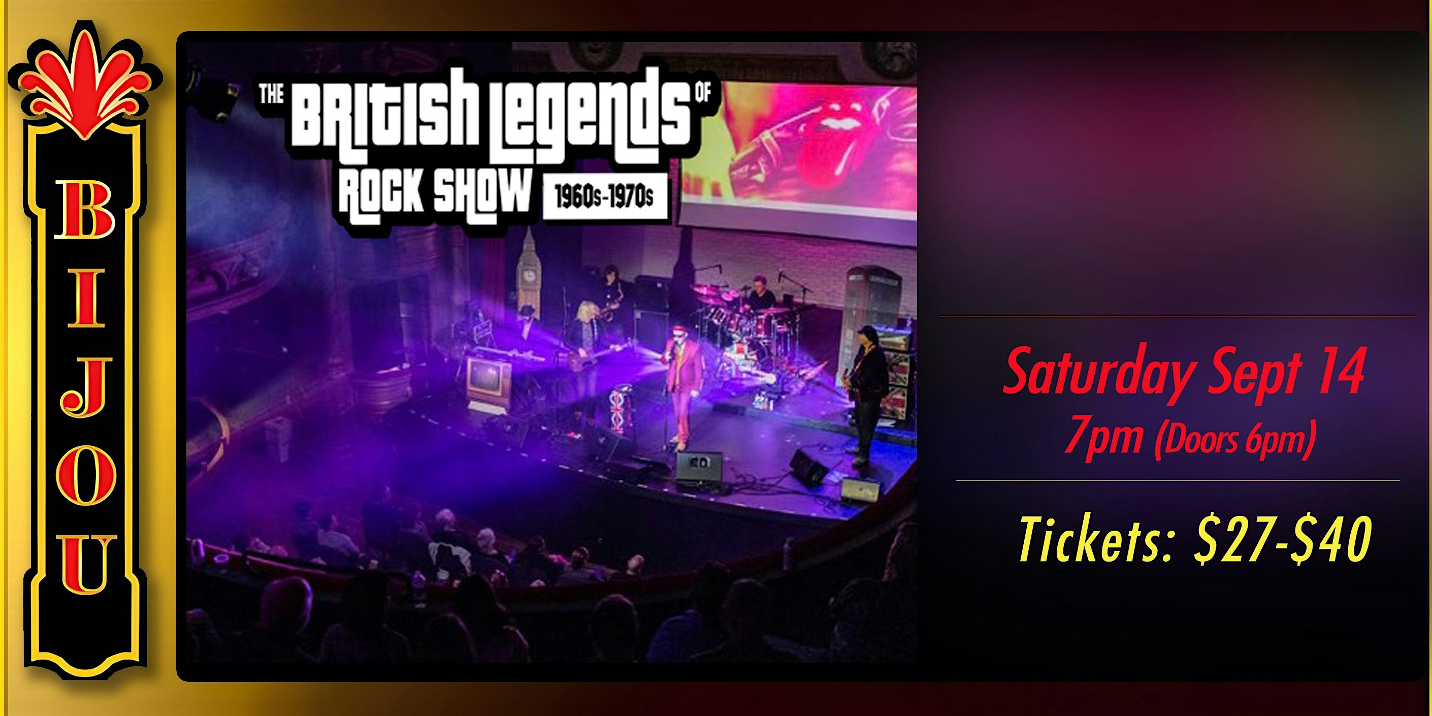 Purchase British Legends of Rock Show Tickets: Don't miss this upcoming 2024 Local Event in Bridgeport