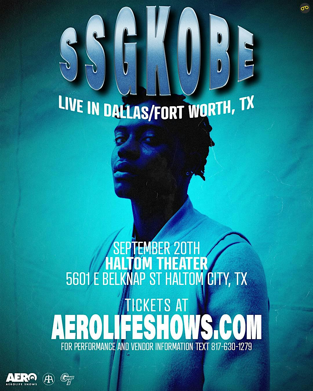 Ocho Allan Poe Live in Dallas/Fort Worth, TX September 20th – Haltom City, TX