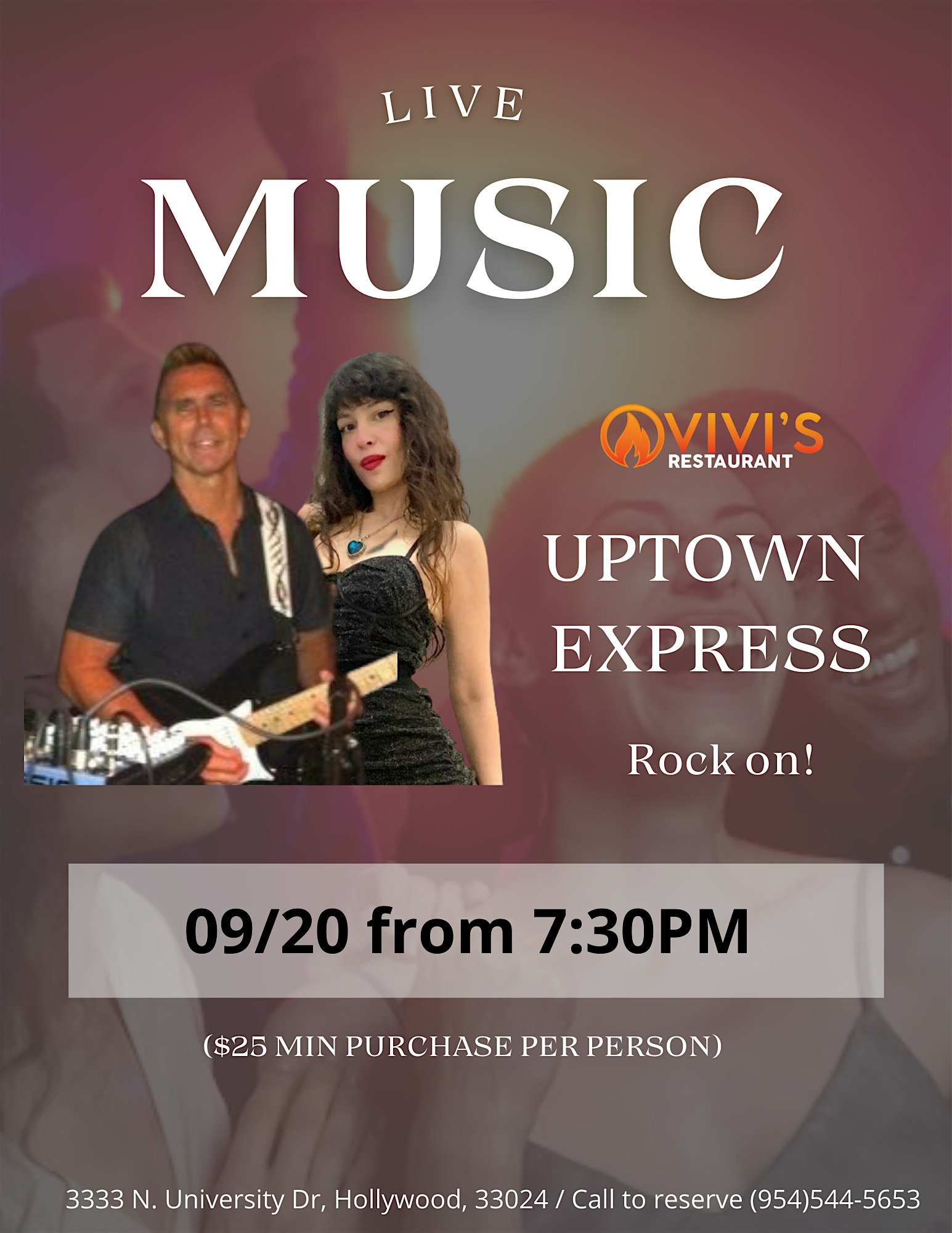 Live Music ft. Uptown Express – Hollywood, FL