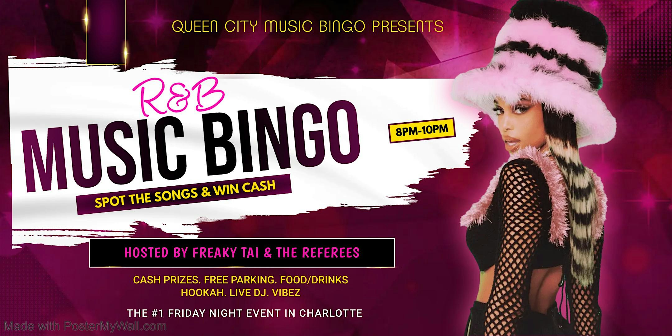 R&Bingo (R&B Music Bingo) – Charlotte, NC