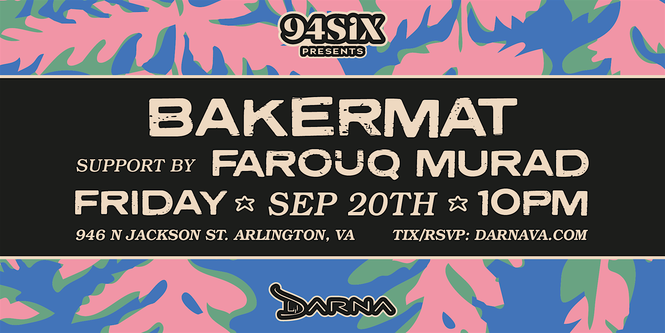 Purchase 94six presents Bakermat