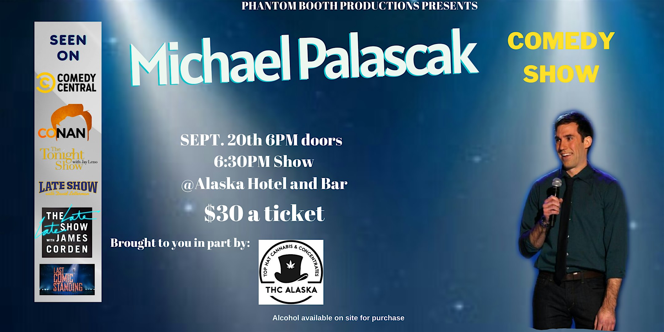 Michael Palascak Comedy Show Live in Juneau – Juneau, AK