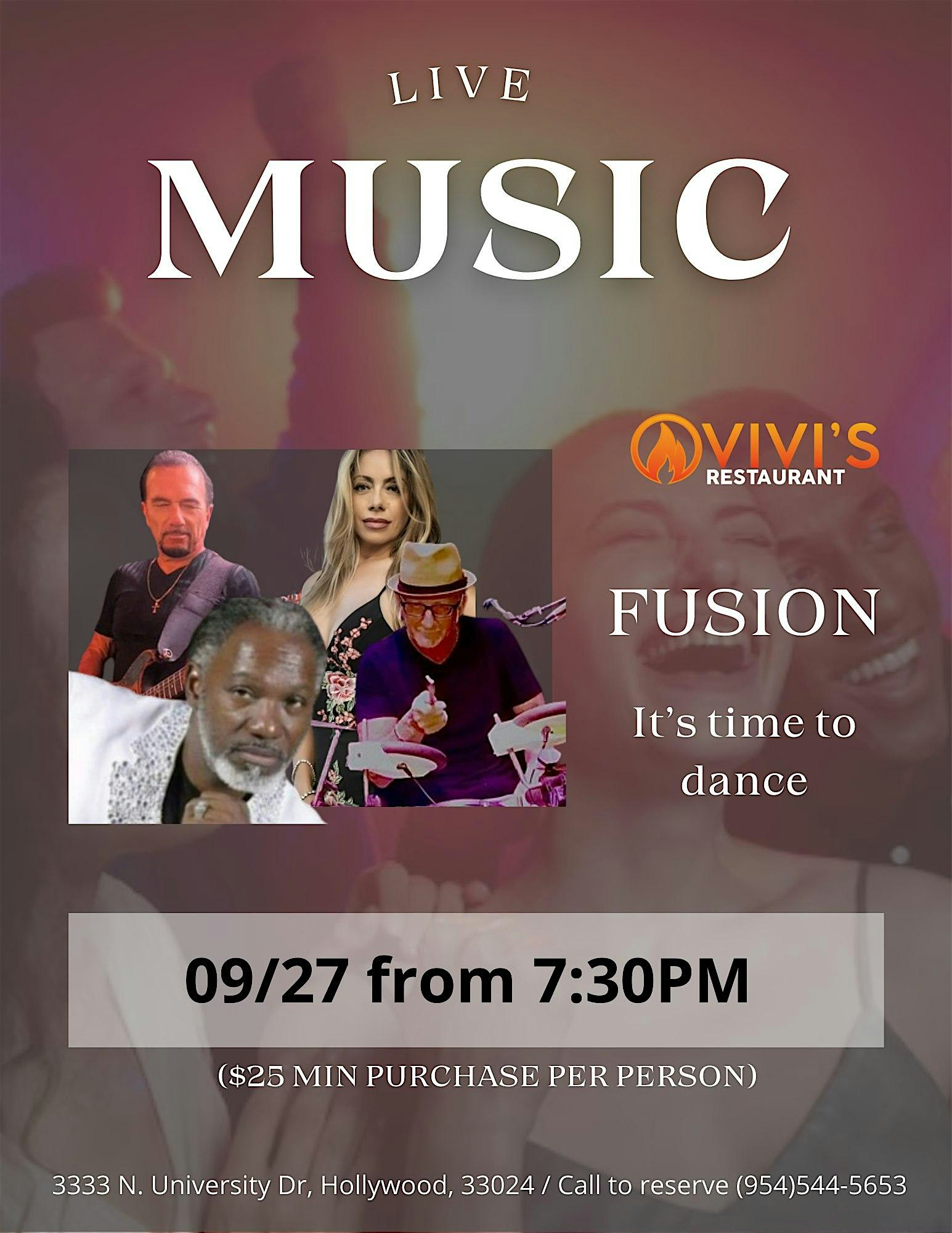 Live Music ft. Fusion – Hollywood, FL