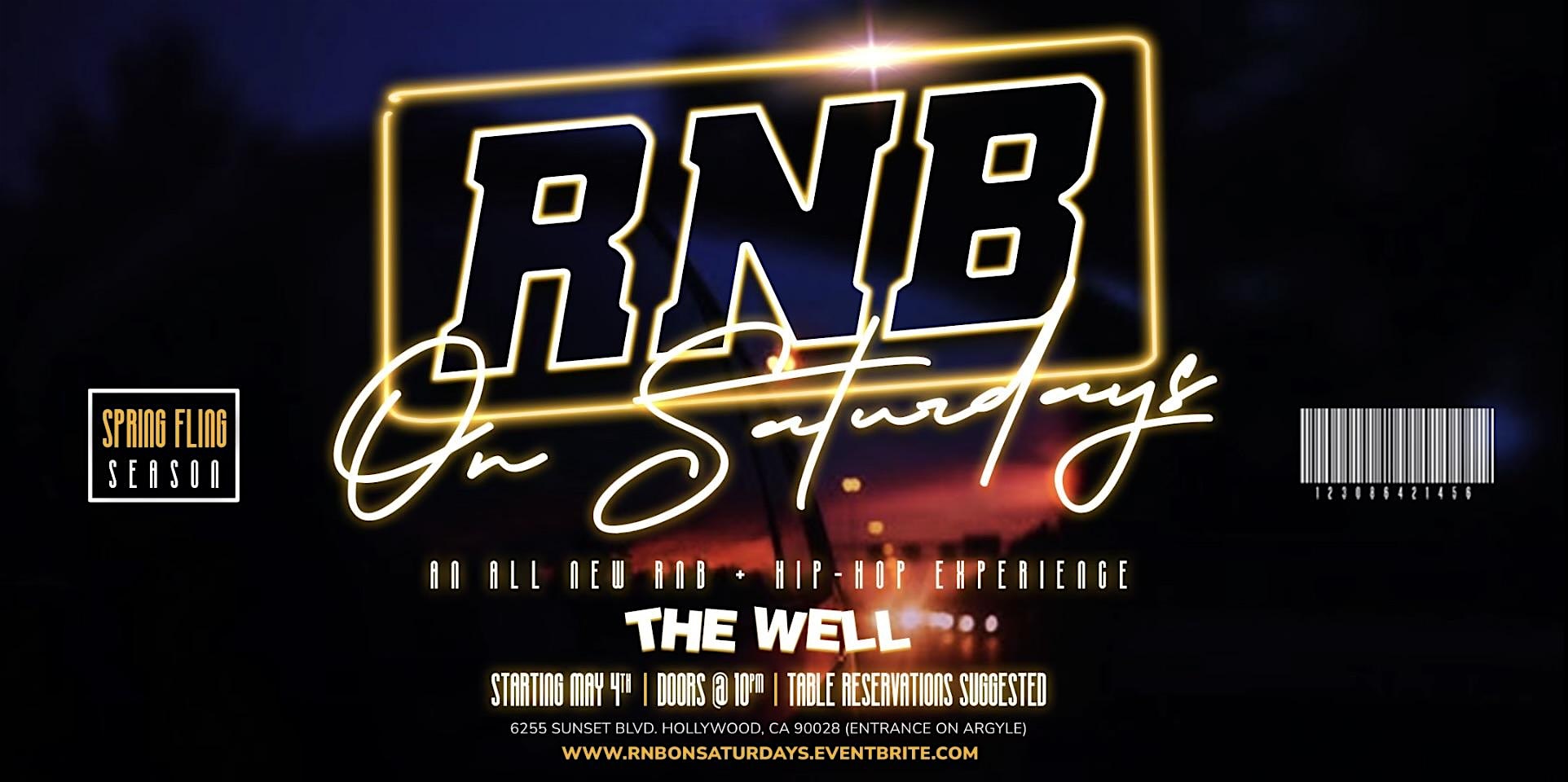 R&B Saturday Nights Inside The WELL Lounge – Los Angeles, CA