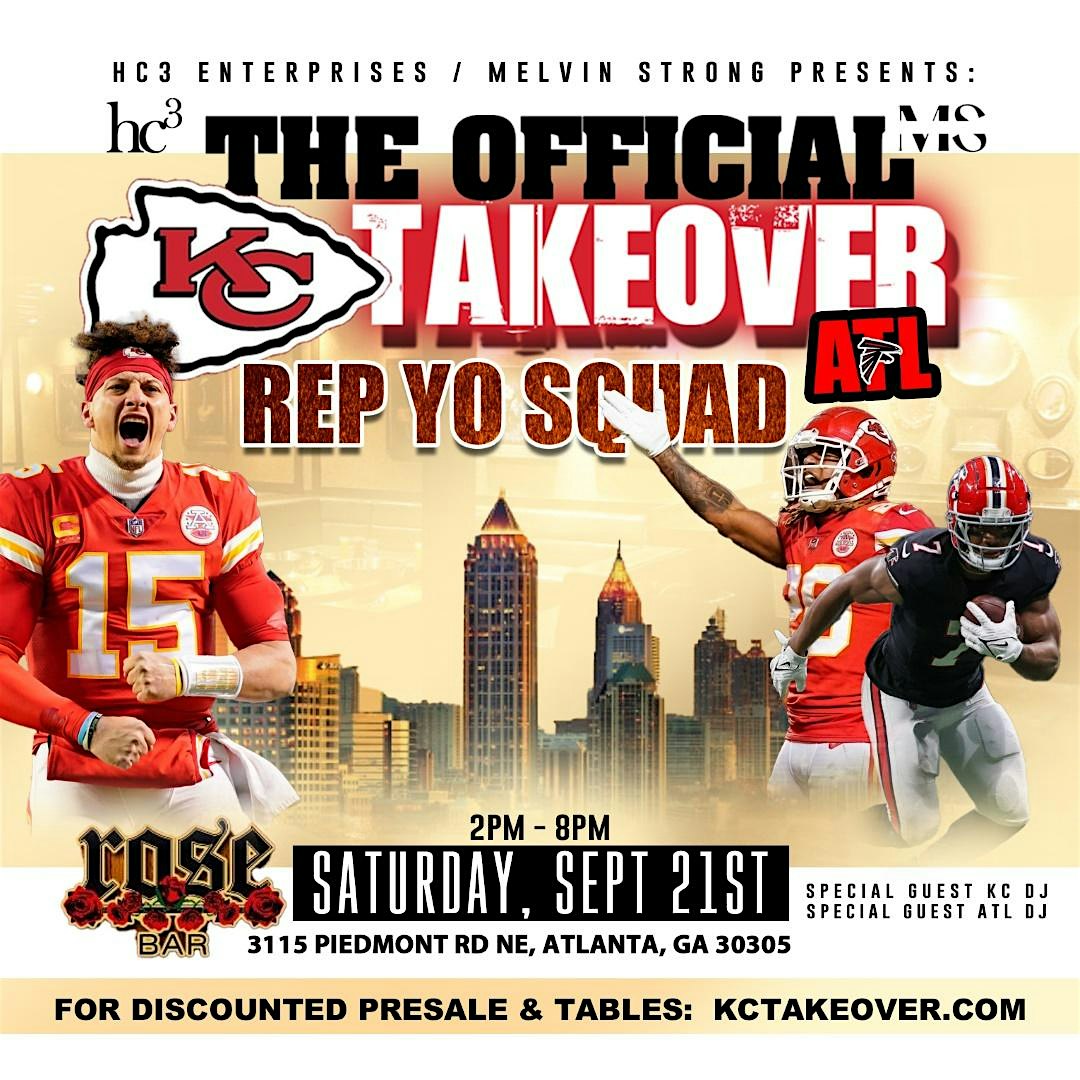 THE OFFICIAL KC TAKEOVER “SATURDAY DAYTIME MIX-UP” IN ATL – Atlanta, GA