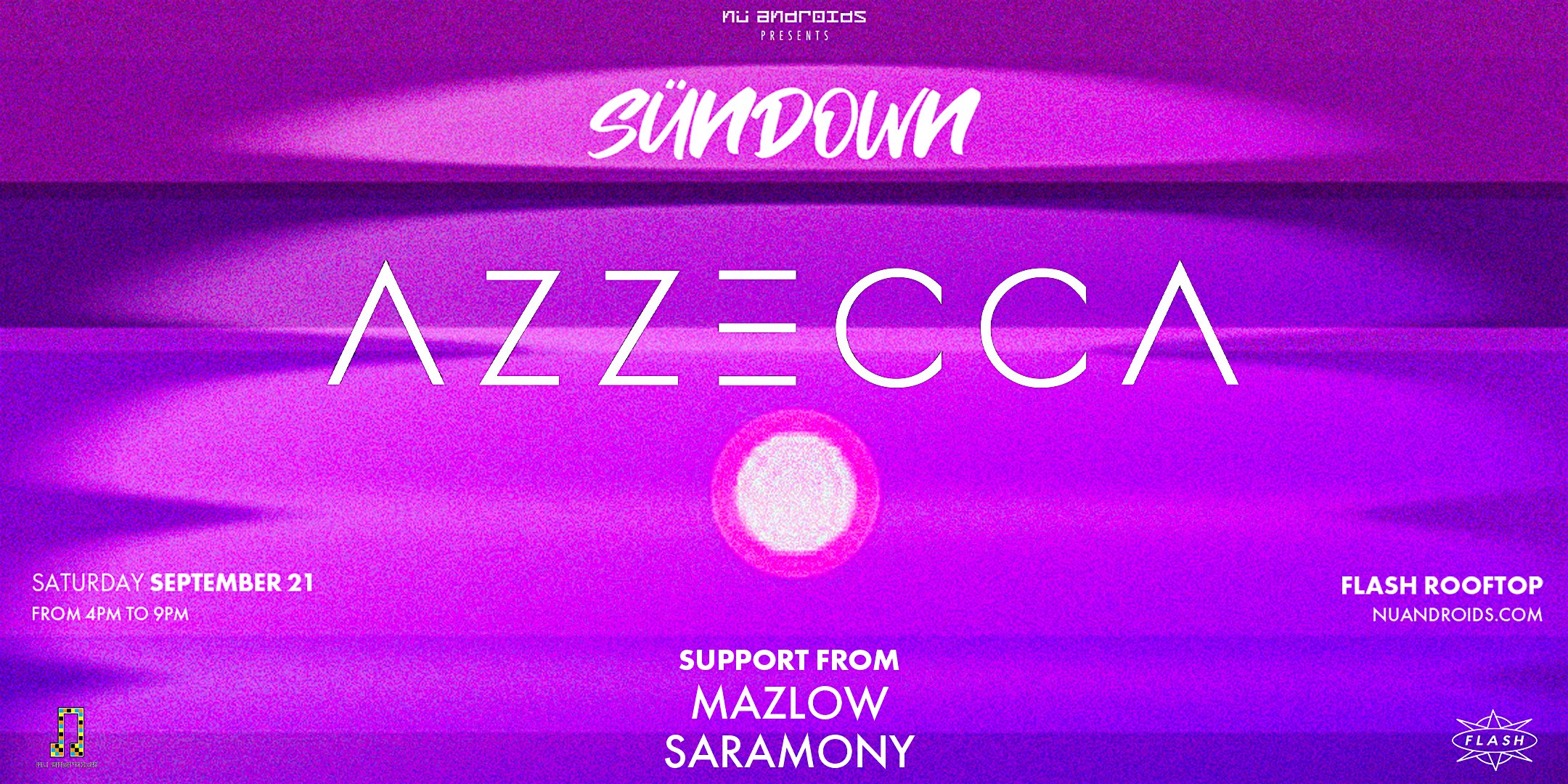 Nü Androids presents SünDown: Azzecca – Washington, DC