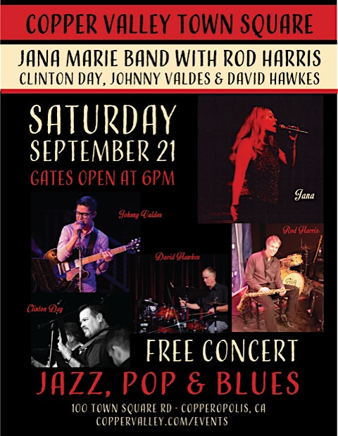 JANA MARIE BAND featuring Rod Harris – Copperopolis, CA