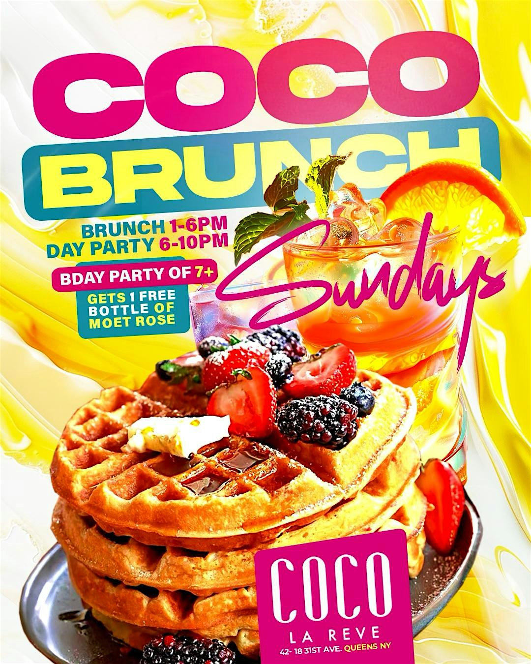 Brunch & Beats @ Coco la reve (Queens) – Queens, NY