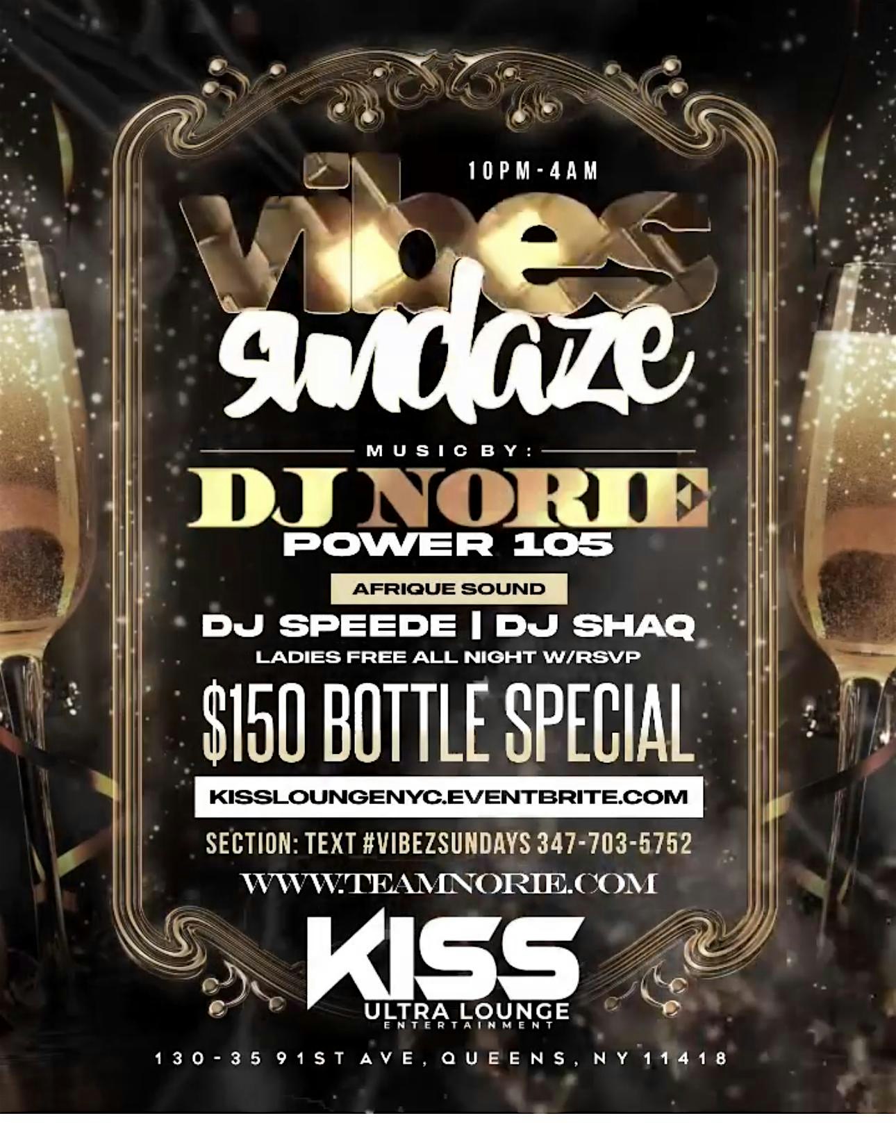 Vibes Sundaze at Kiss Lounge – Queens, NY