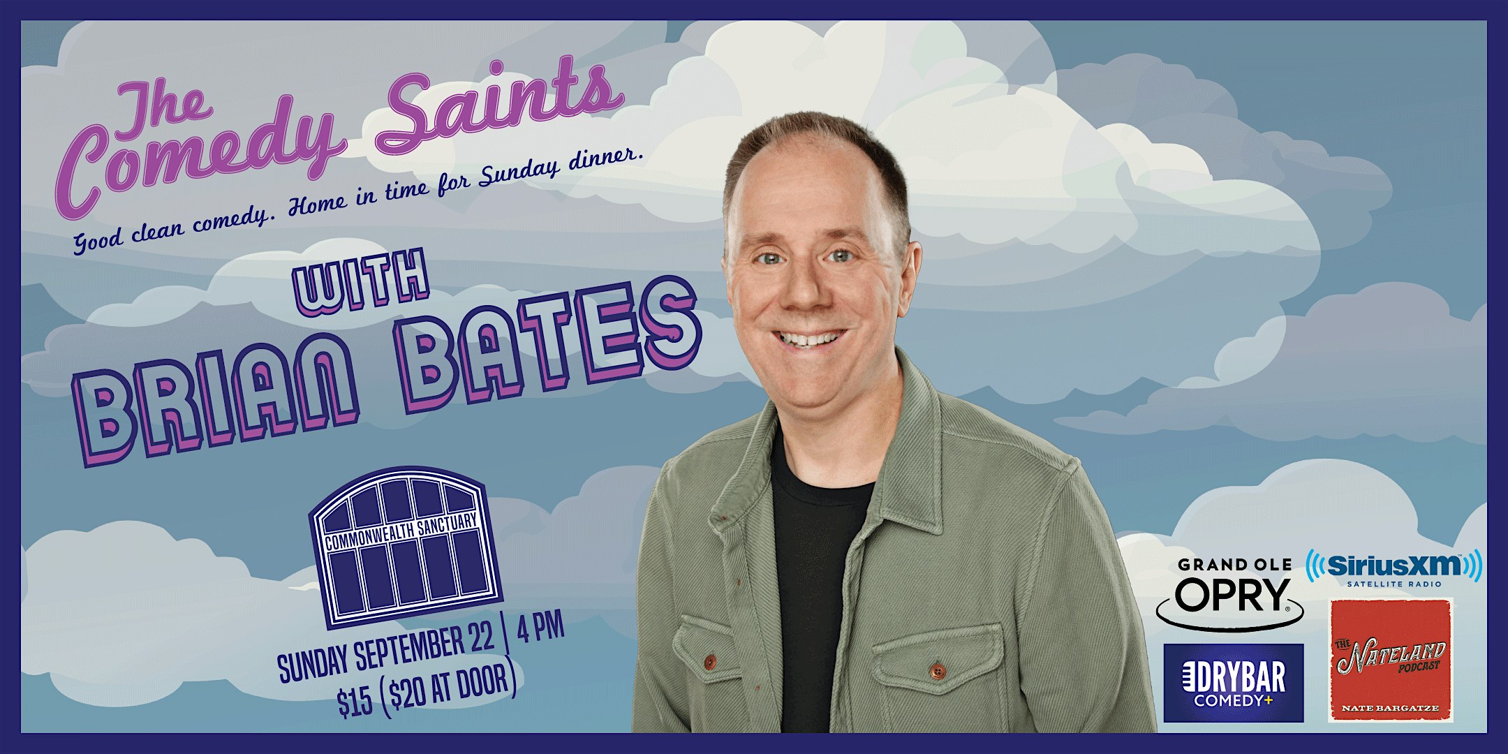 BRIAN BATES presented by Commonwealth Sanctuary – Dayton, KY