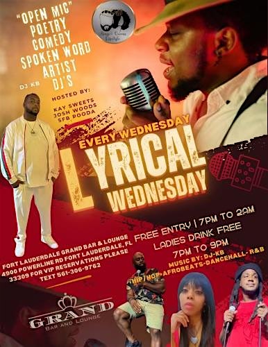 Lyrical Wednesdays – Fort Lauderdale, FL