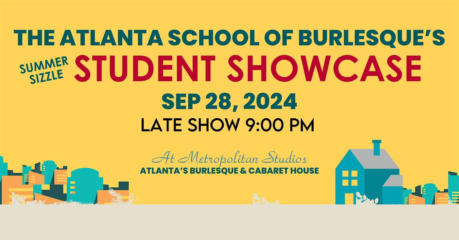 The Atlanta School of Burlesque’s Student Showcase! 9:00 PM Burlesque Show! – Atlanta, GA