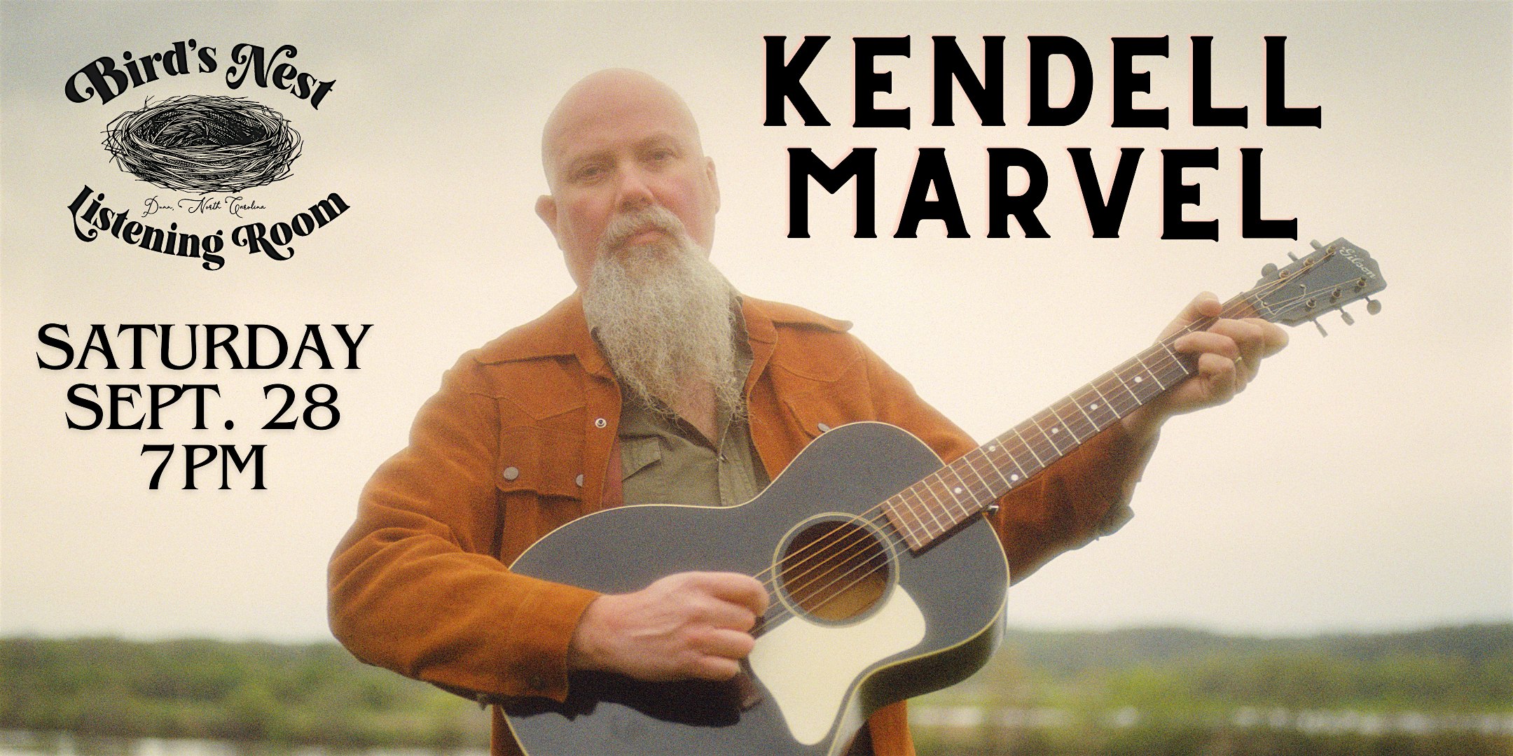 Kendell Marvel w/ Aaron Raitiere at Bird’s Nest Listening Room – Dunn NC – Dunn, NC