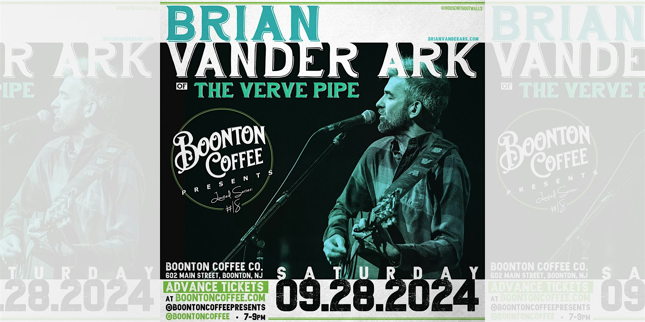 Boonton Coffee Presents: Brian Vander Ark of The Verve Pipe – Boonton, NJ