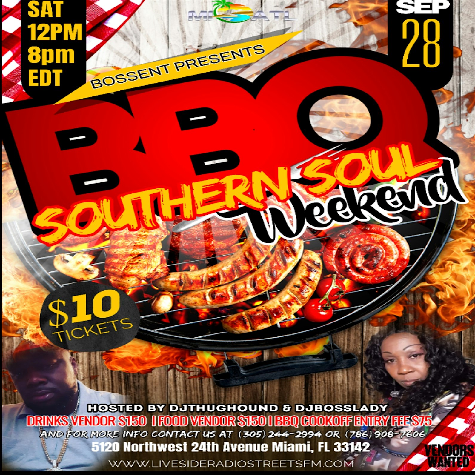 BBQ SOUTHERN SOUL WEEKEND COOKOFF – Miami, FL