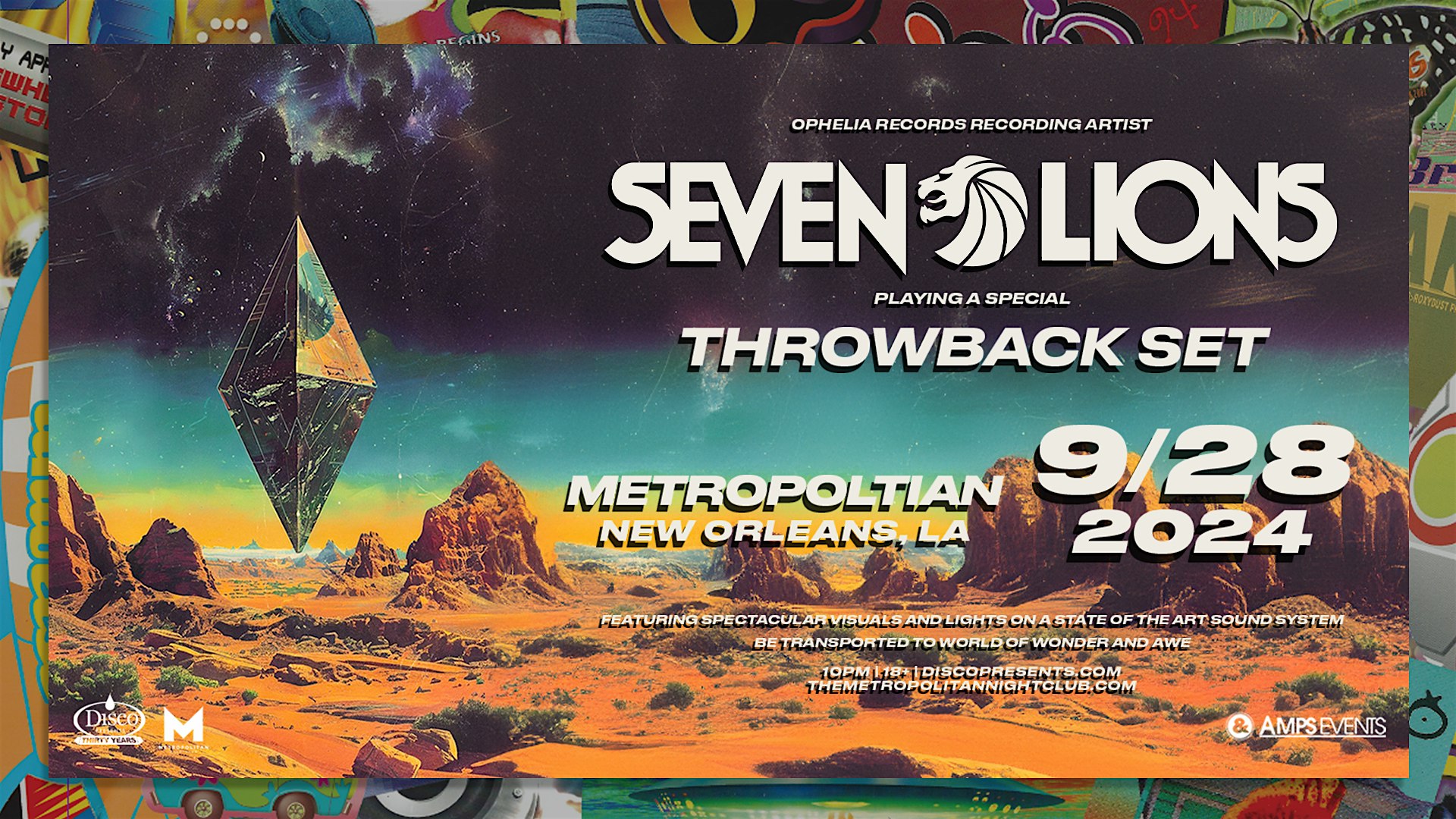 SEVEN LIONS – Live at The Metropolitan New Orleans – New Orleans, LA