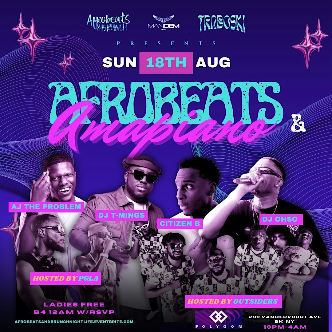 THE HOTTEST AFROBEATS PARTY ON A SUNDAY! – Brooklyn, NY