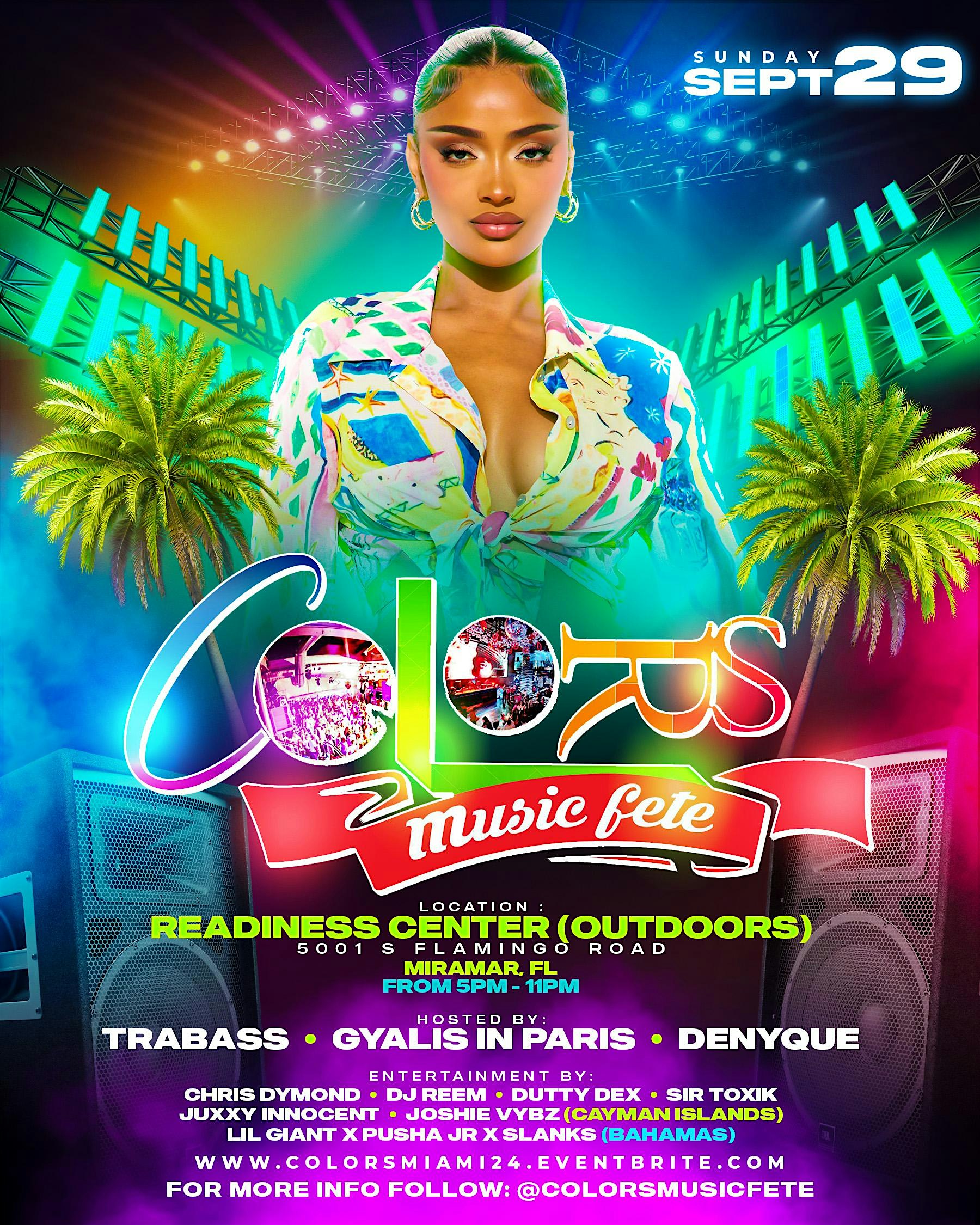 Colors Music Fete 2024 – Hosted By: Denyque, Trabass, Gyalis In Paris – Miramar, FL