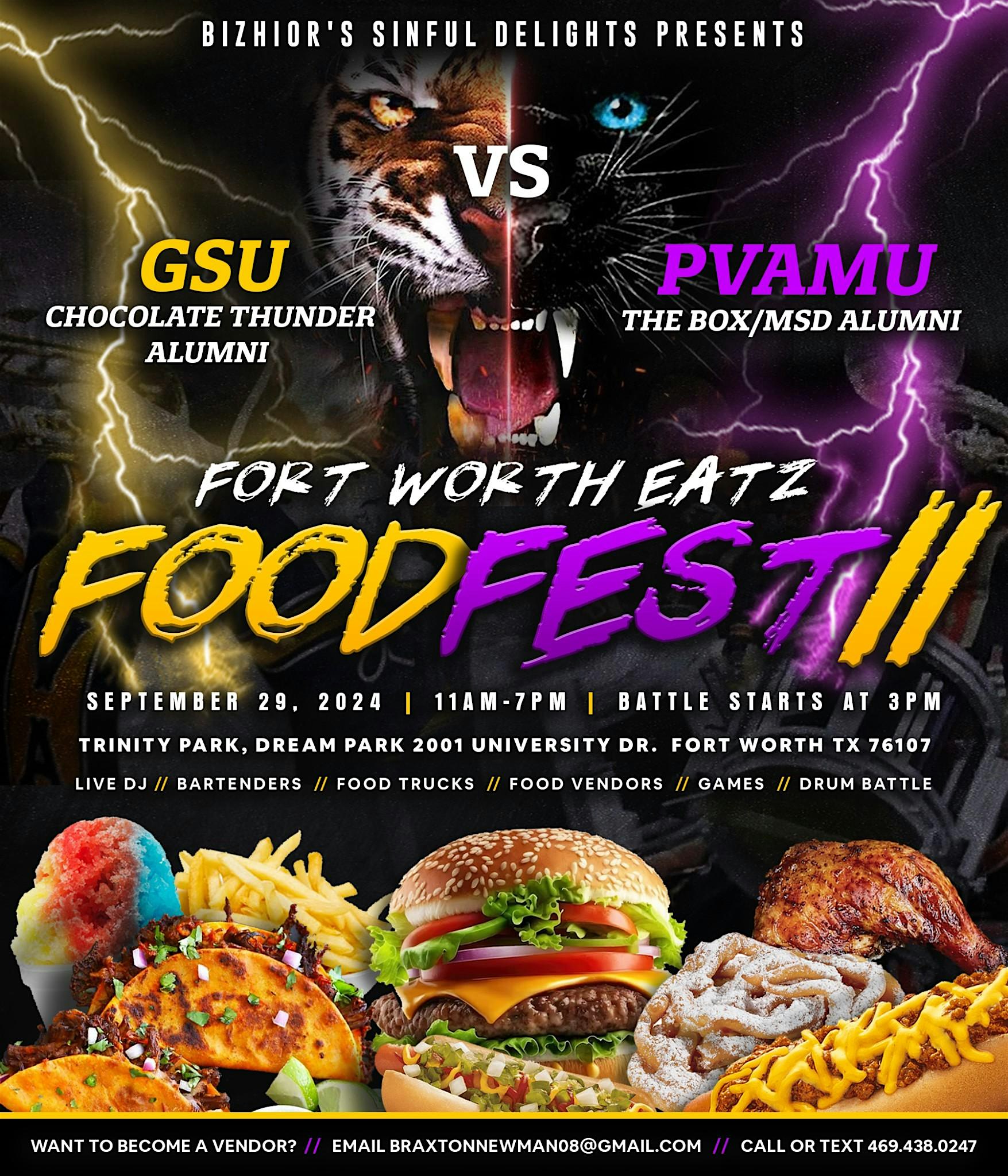 FORT WORTH EATZ FOOD FEST:GSU VS PVAMU ALUMNI DRUM BATTLE – Fort Worth, TX