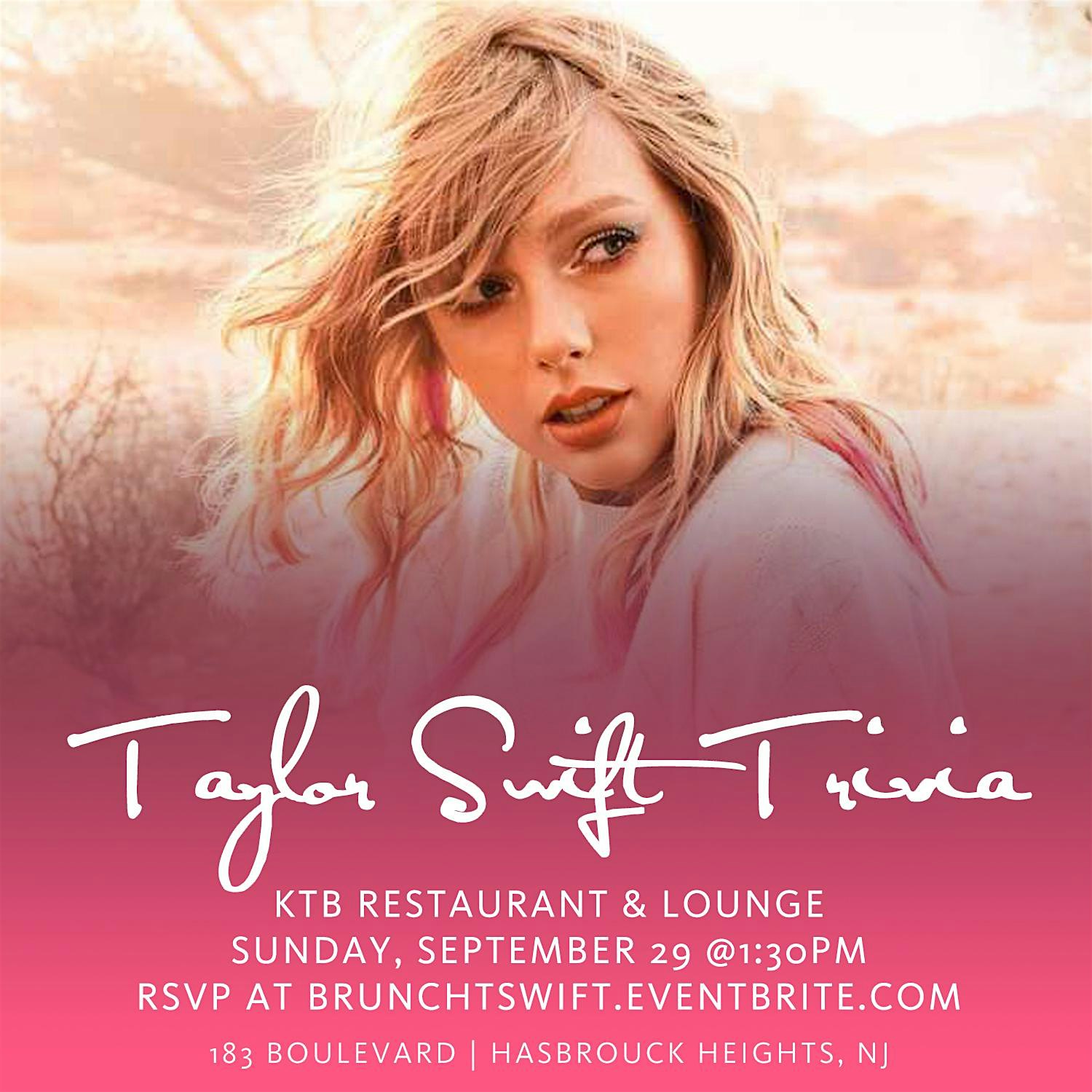 Taylor Swift “Brunch” Trivia – Hasbrouck Heights, NJ