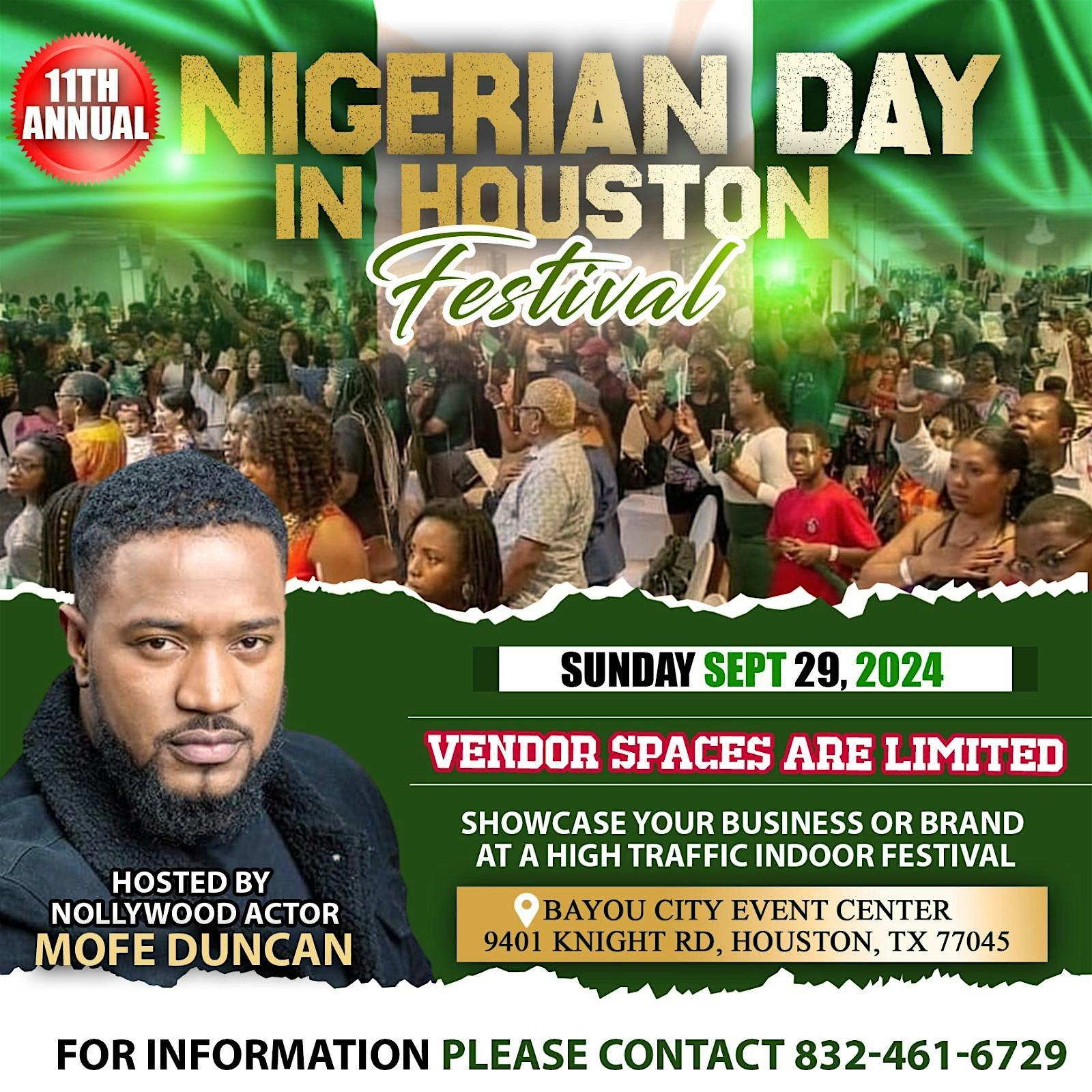 11th Annual Nigerian Day in Houston Indoor Festival – Houston, TX