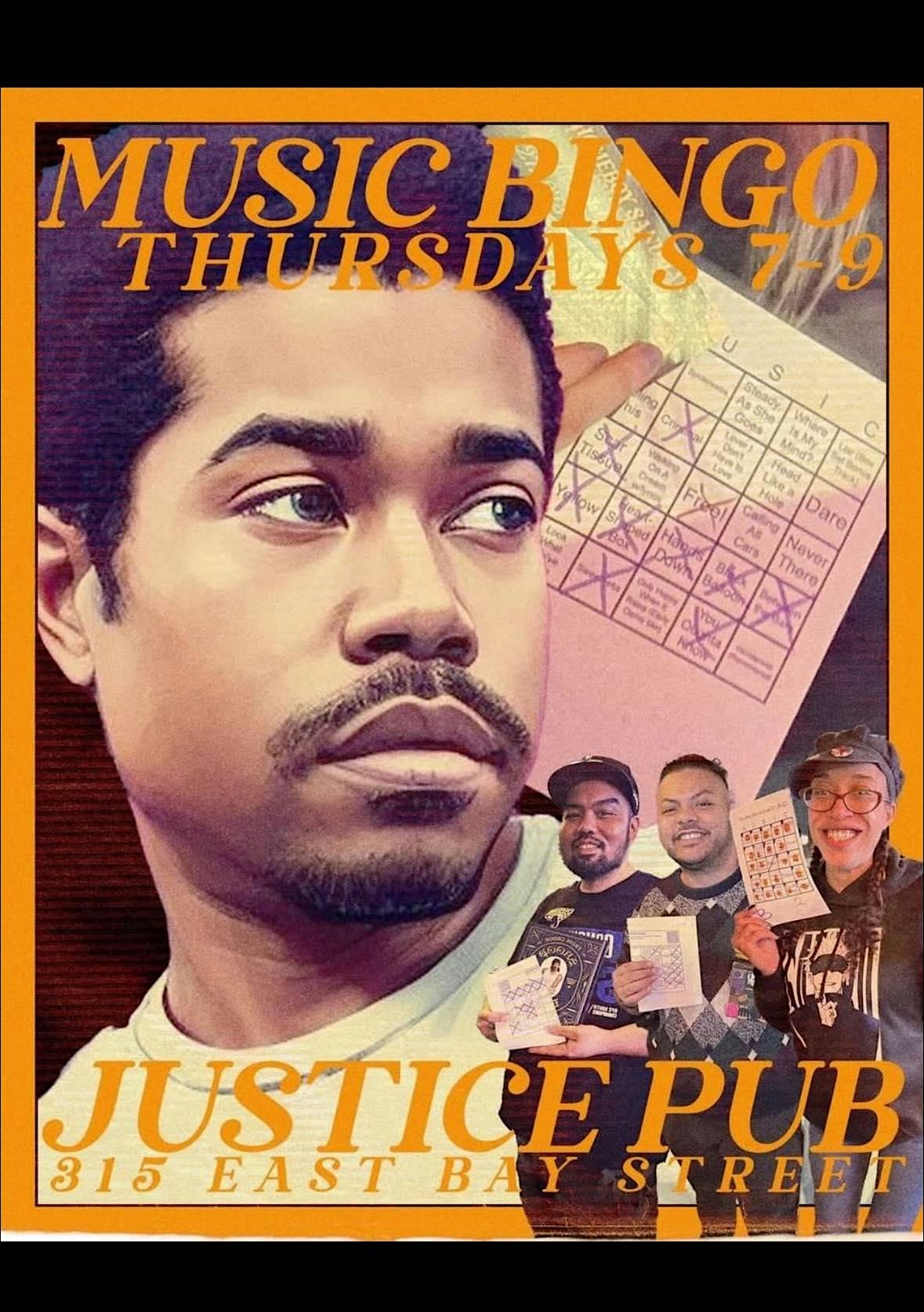 Music Bingo Downtown @ The Justice Pub – Jacksonville, FL