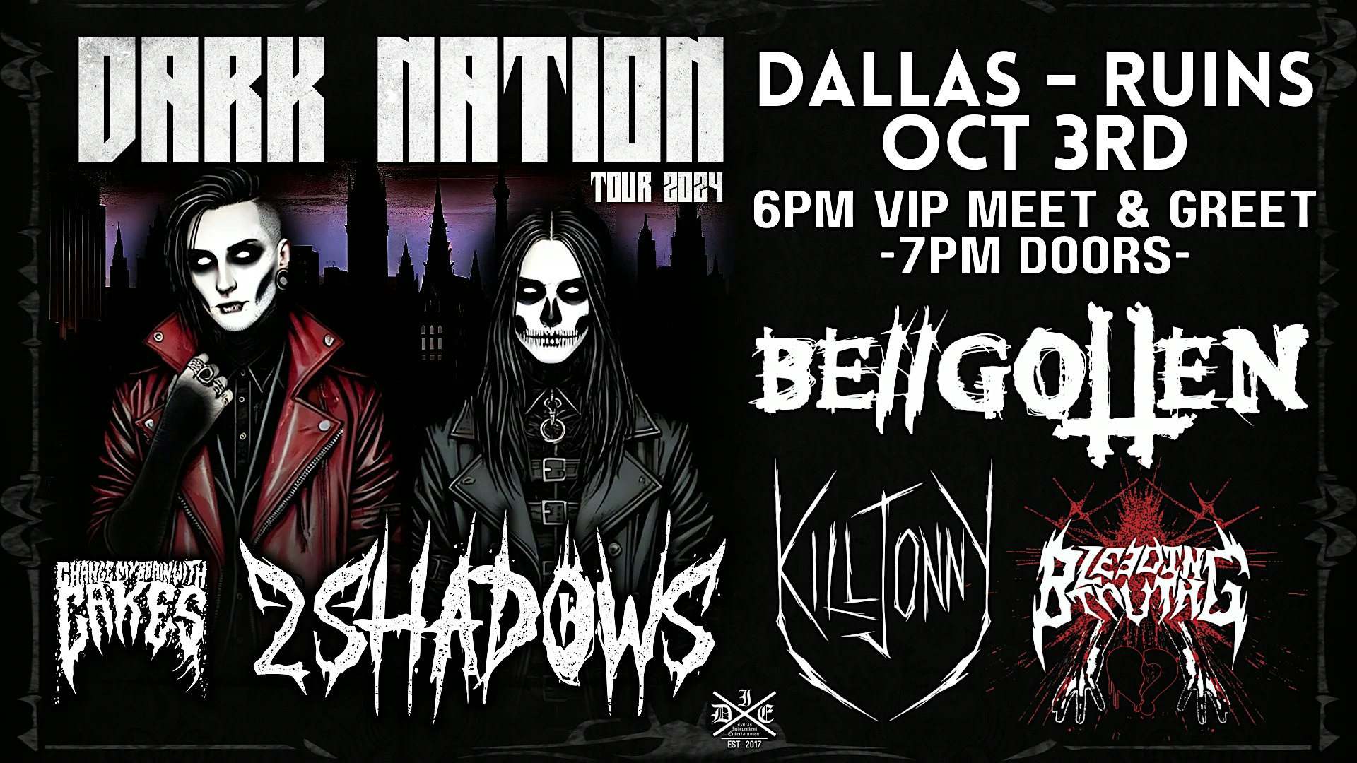 2 Shadows – Dark Tour 2024 – Dallas, TX