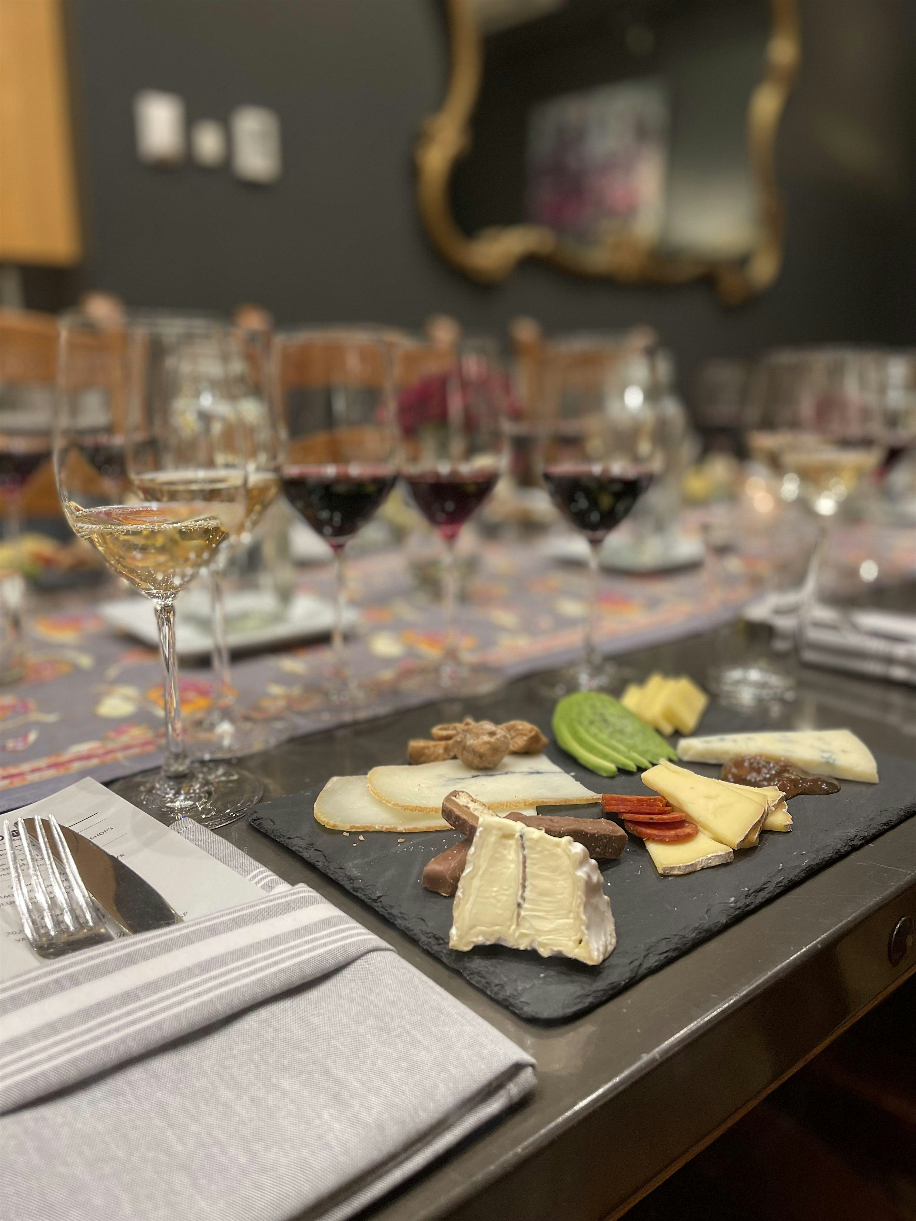 Wine + Cheese Class with Crush Bottle Shop + Fromagio’s Artisan Cheese – Anchorage, AK