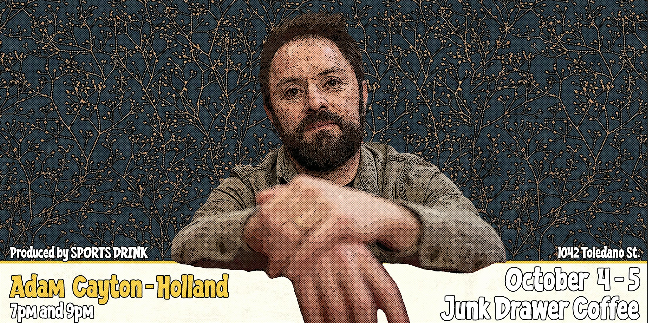 Adam Cayton-Holland at SPORTS DRINK (Friday – 7:00pm Show) – New Orleans, LA