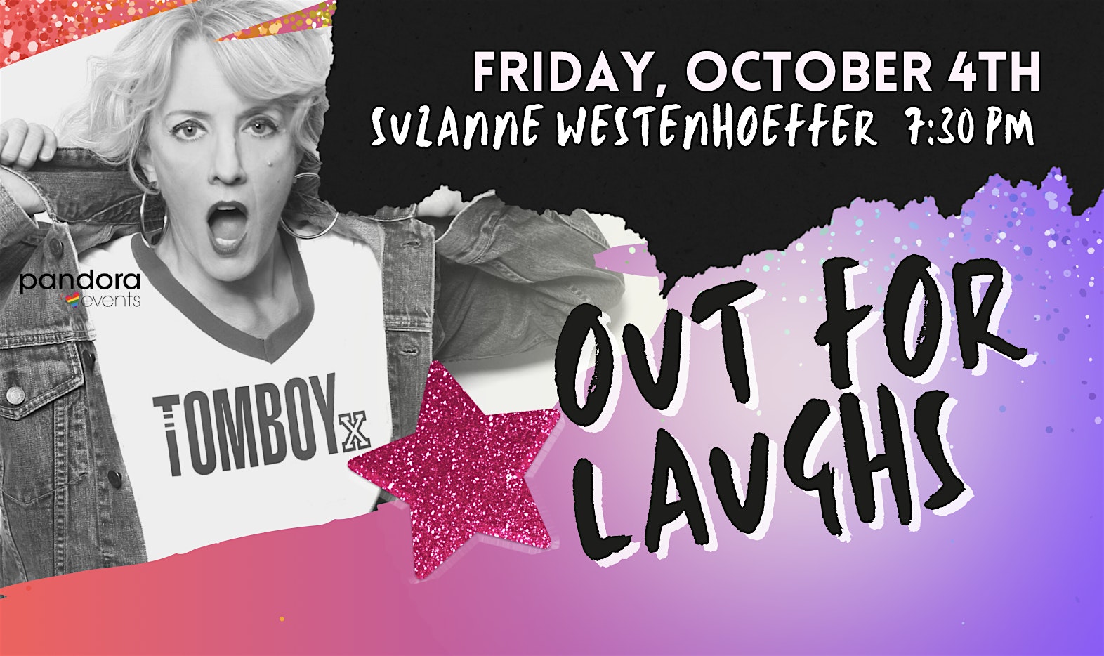 Out for Laughs Friday Oct 4 with legendary comedian Suzanne Westenhofer – Wilton Manors, FL