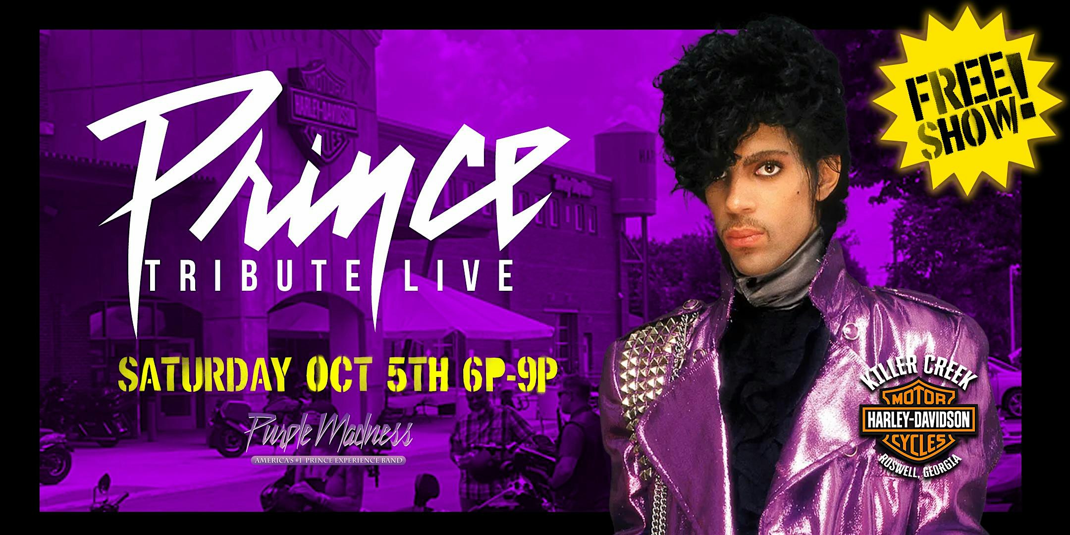 Prince Live Tribute by Purple Madness – Roswell, GA