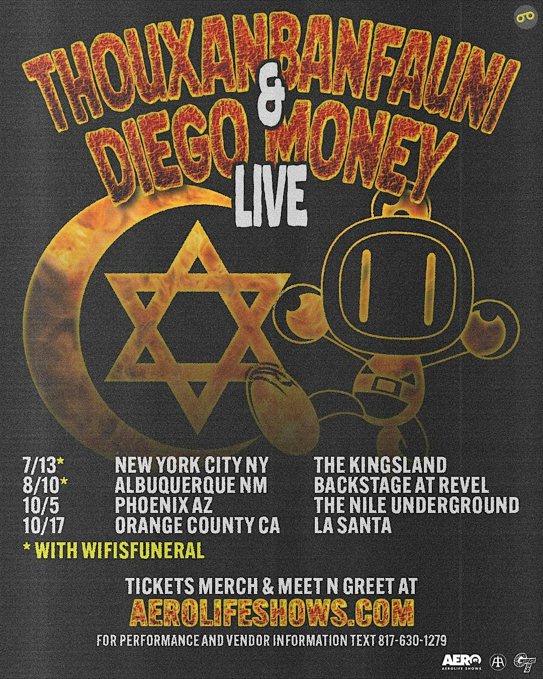 OCT 5th: THOUXANBANFAUNI & Diego Money Live in Phoenix, AZ – Mesa, AZ