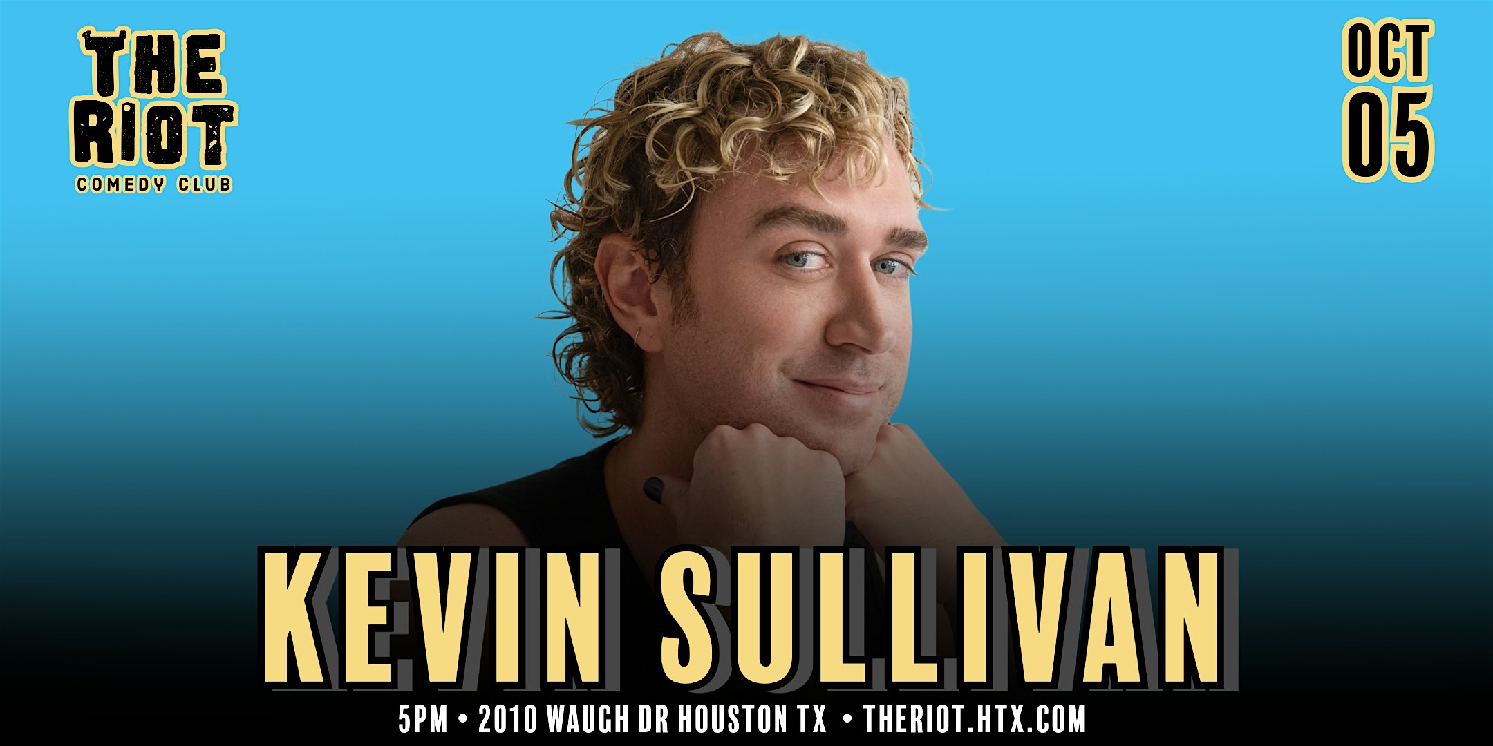 Kevin Sullivan Headlines The Riot Comedy Club – Houston, TX