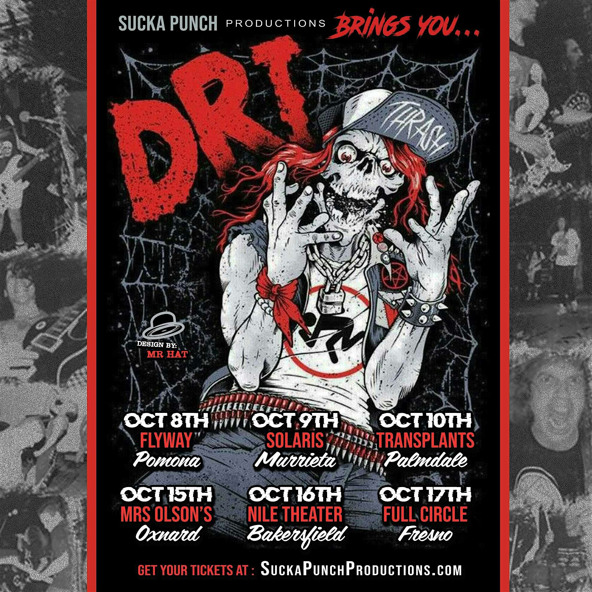 D.R.I. LIVE IN CONCERT AT THE FLYWAY IN POMONA – Pomona, CA