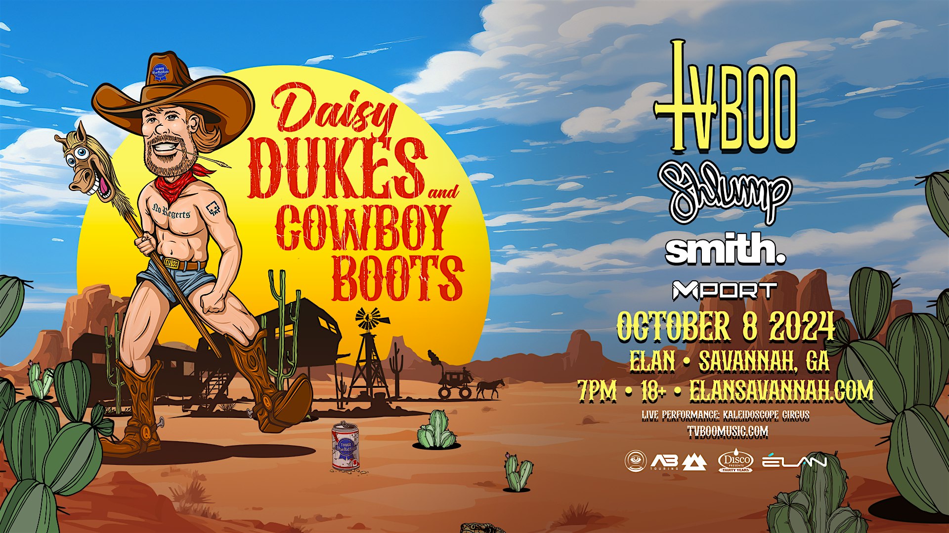 TVBOO: Daisy Dukes and Cowboy Boots Tour at Elan Savannah (TUES, Oct 8th) – Savannah, GA