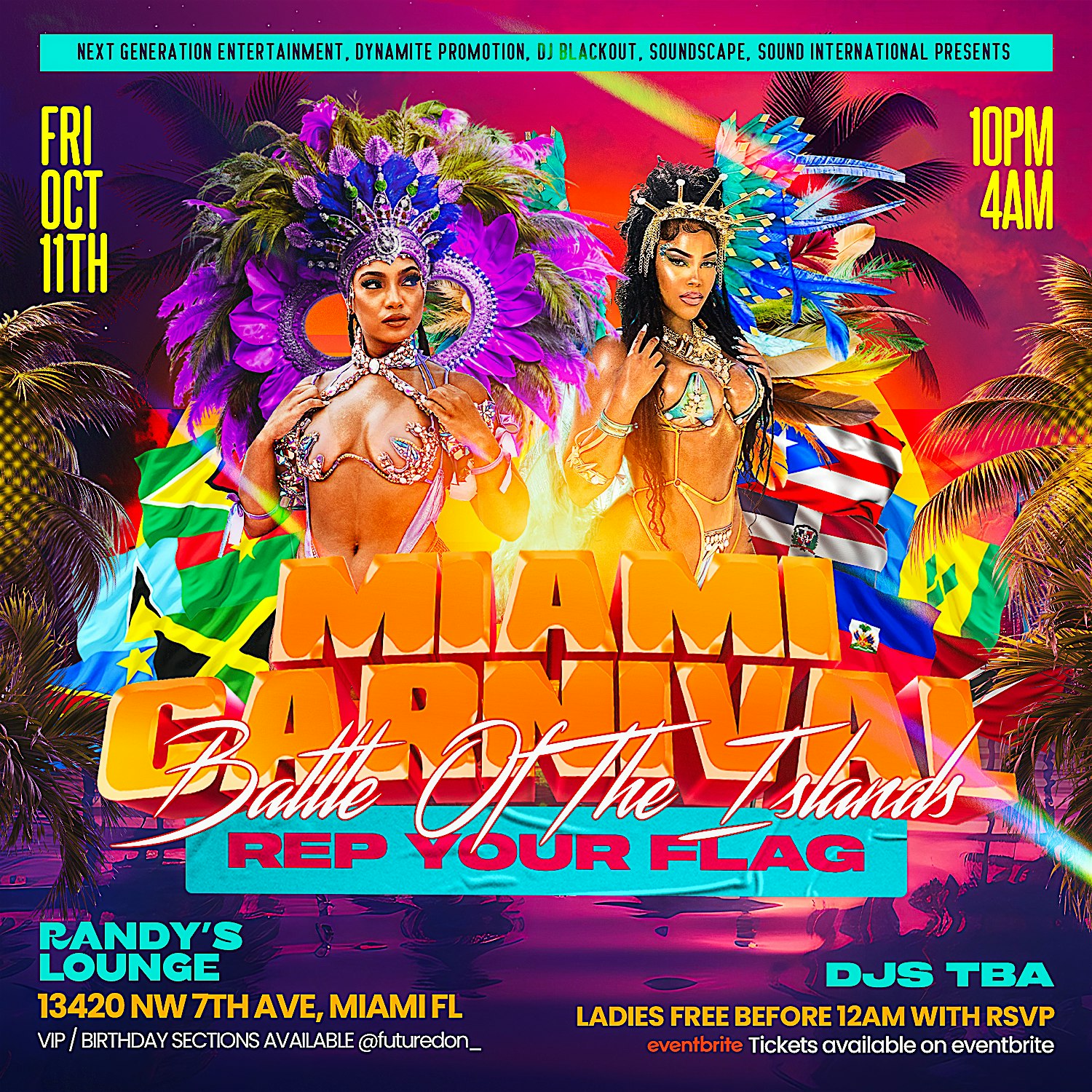 BATTLE OF THE ISLANDS – MIAMI CARNIVAL TAKEOVER – Miami, FL