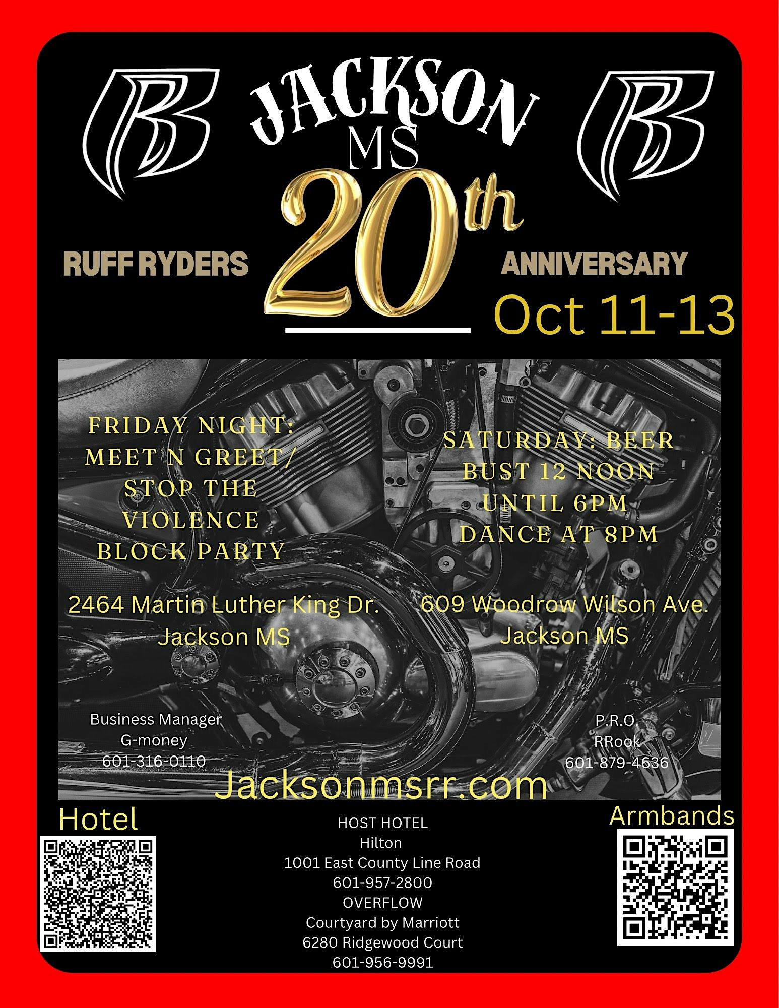 Jackson RR 20th Year Anniversary – Jackson, MS