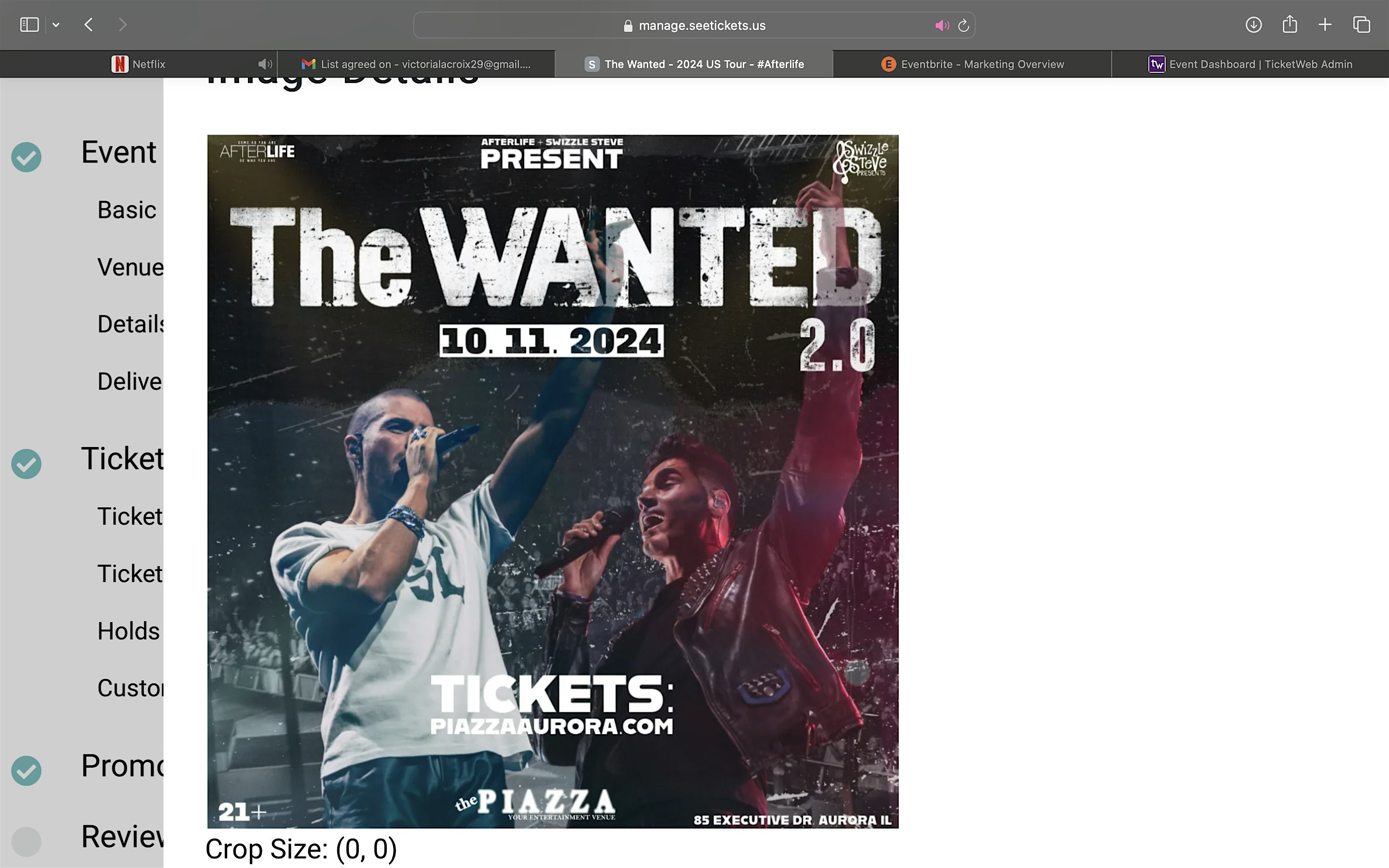 The Wanted – 2024 US Tour – #Afterlife – Aurora, IL