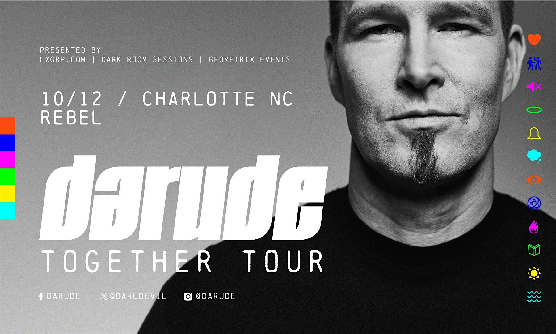 DARUDE: TOGETHER TOUR at REBEL – Charlotte, NC