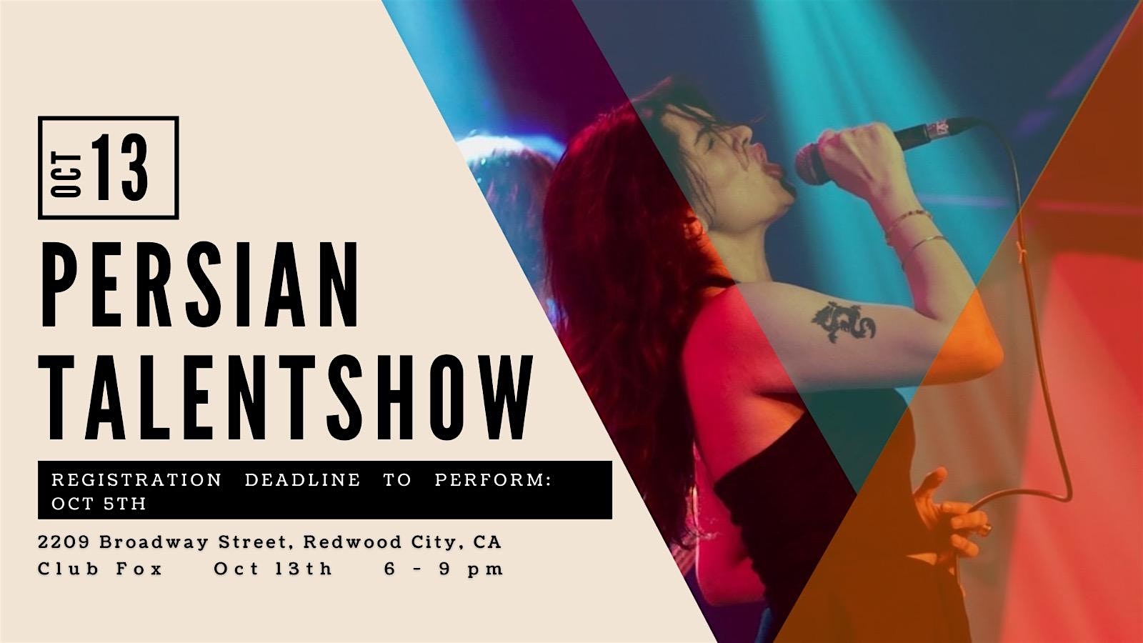 Persian Talent Show with Live Band – Redwood City, CA