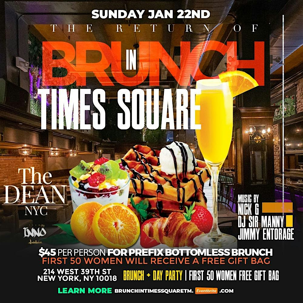 SUNDAY BRUNCH AT THE DEAN IN TIME SQUARE #TEAMINNO – New York, NY