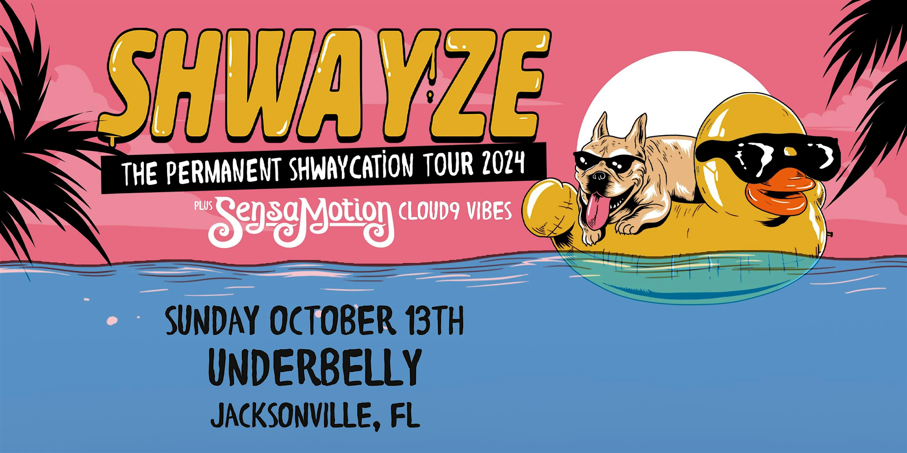 SHWAYZE w/ SENSAMOTION & CLOUD9 VIBES – JACKSONVILLE – Jacksonville, FL