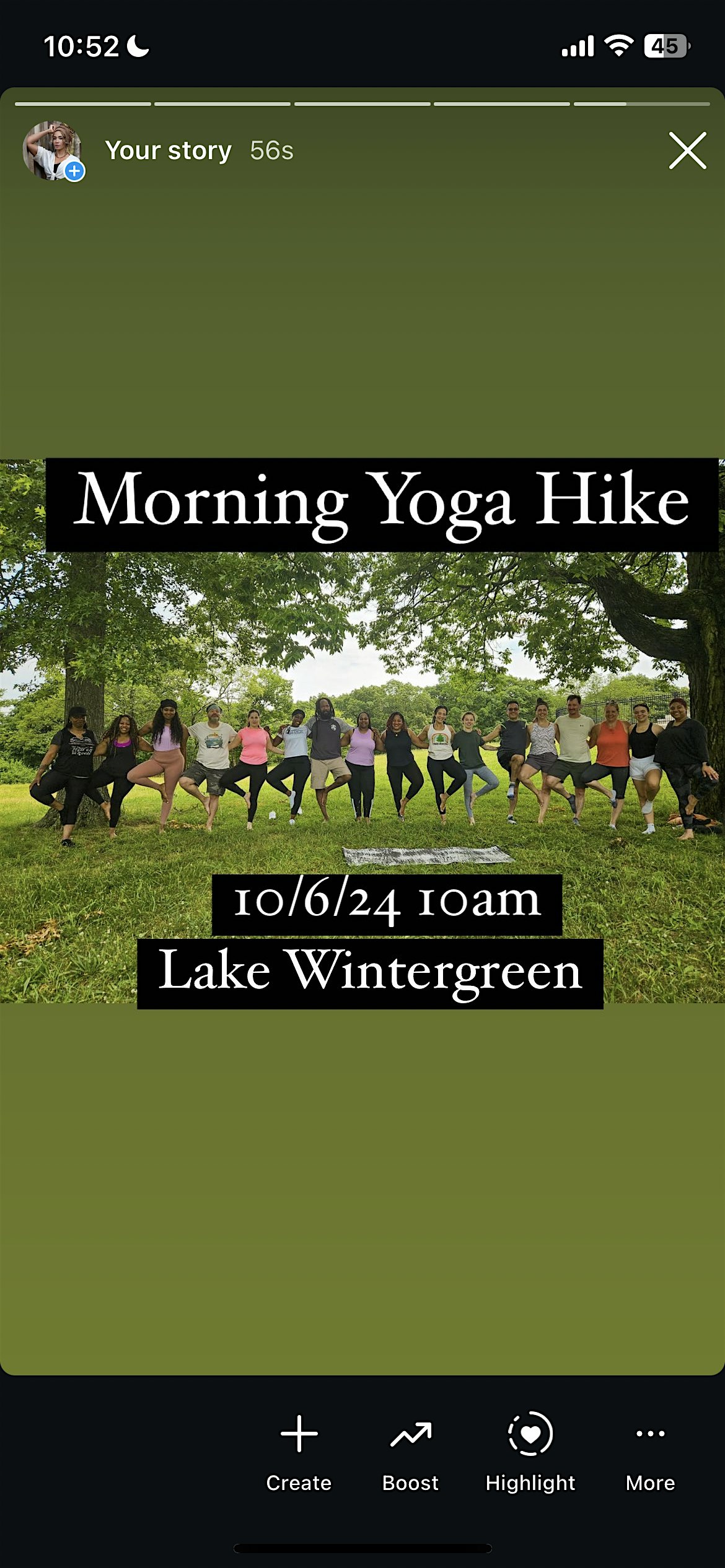 Morning Yoga Hike @Lake Wintergreen – Hamden, CT