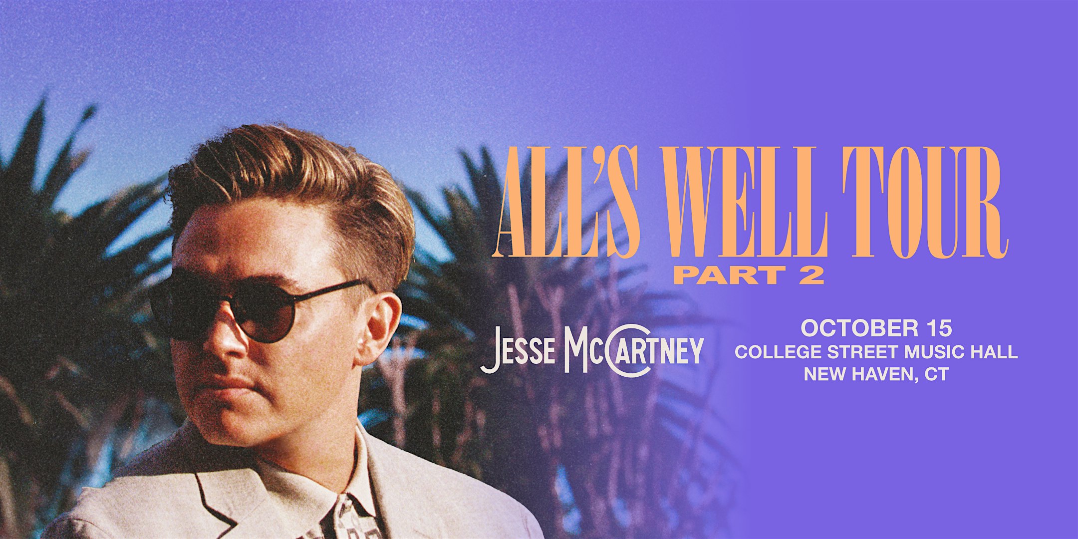 Jesse McCartney: All’s Well Tour Part 2 – New Haven, CT