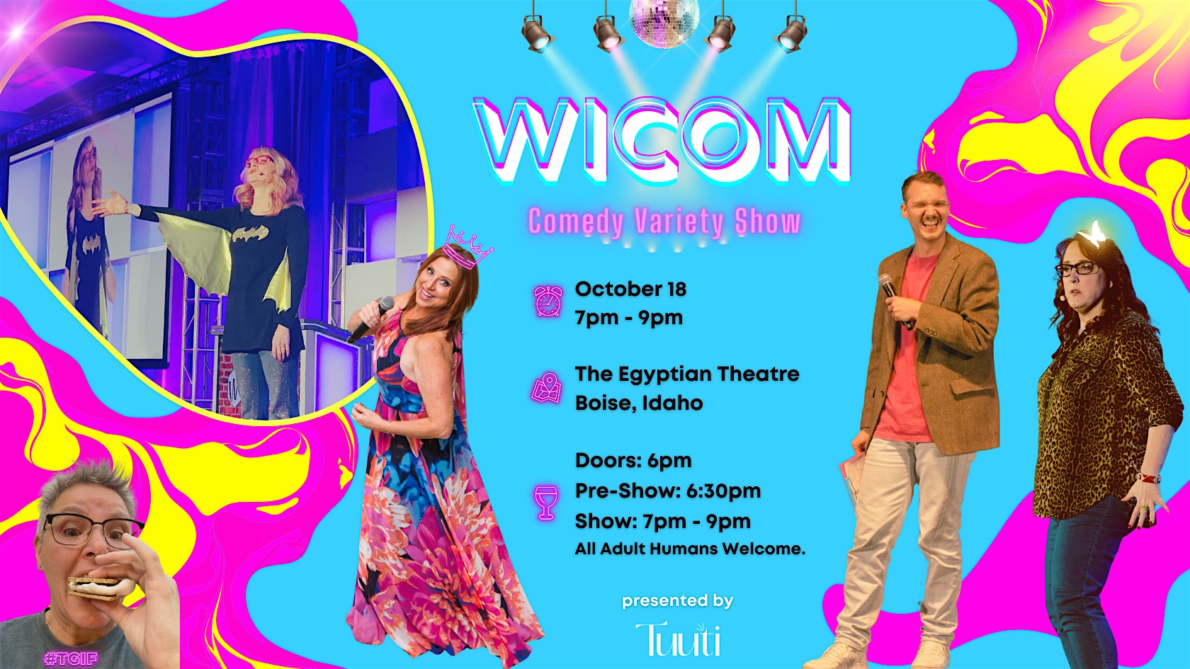 7th Annual WICOM Comedy Variety Show – Boise, ID