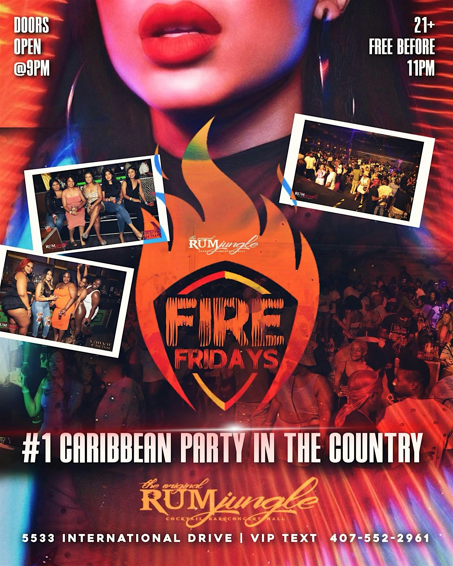 Fire Fridays #1 Caribbean Party in Orlando Fl – Orlando, FL